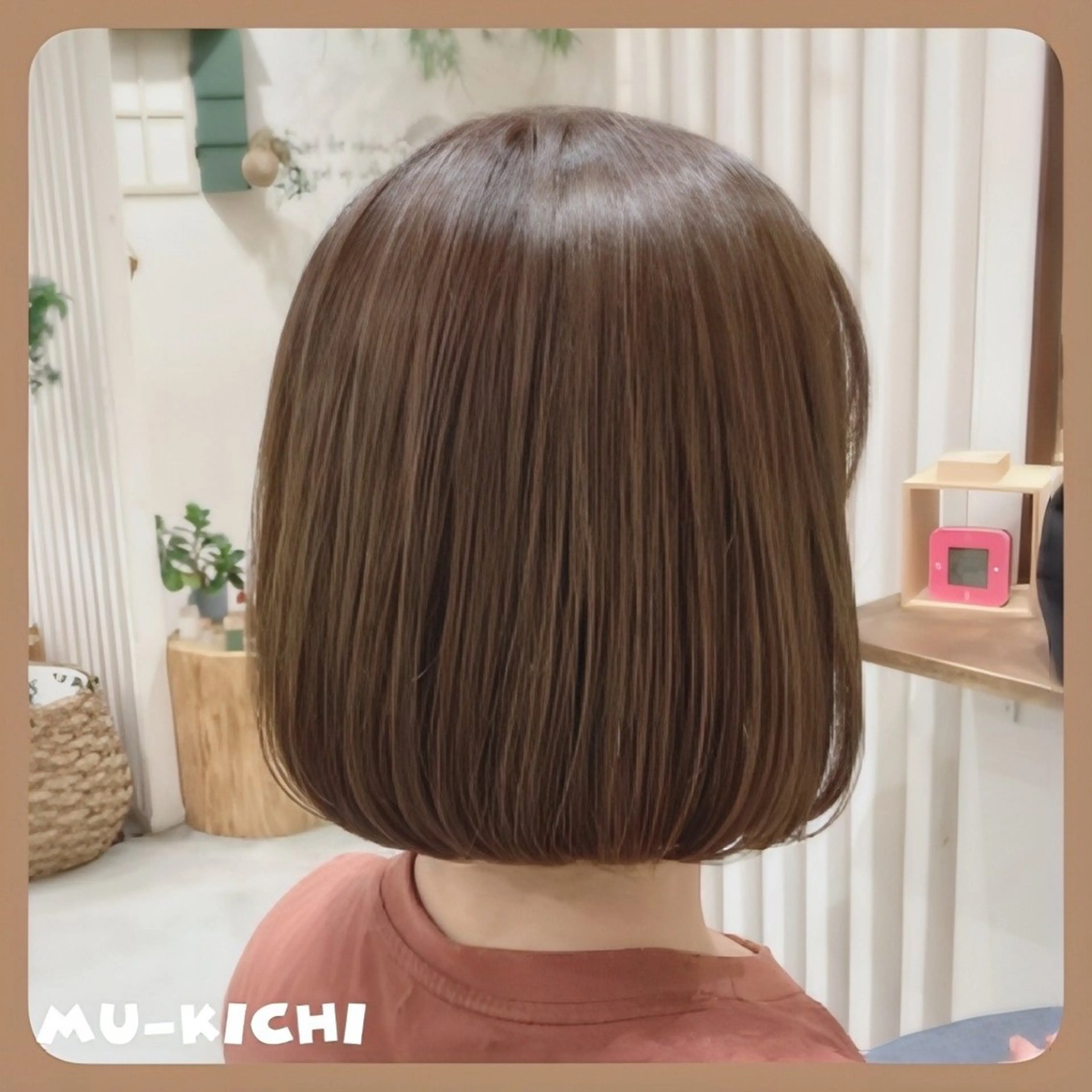 ミディアム ボブ mu-kicii 三鷹店所属・撮影モデル募集中☆ オグリヤスエのヘアスタイル