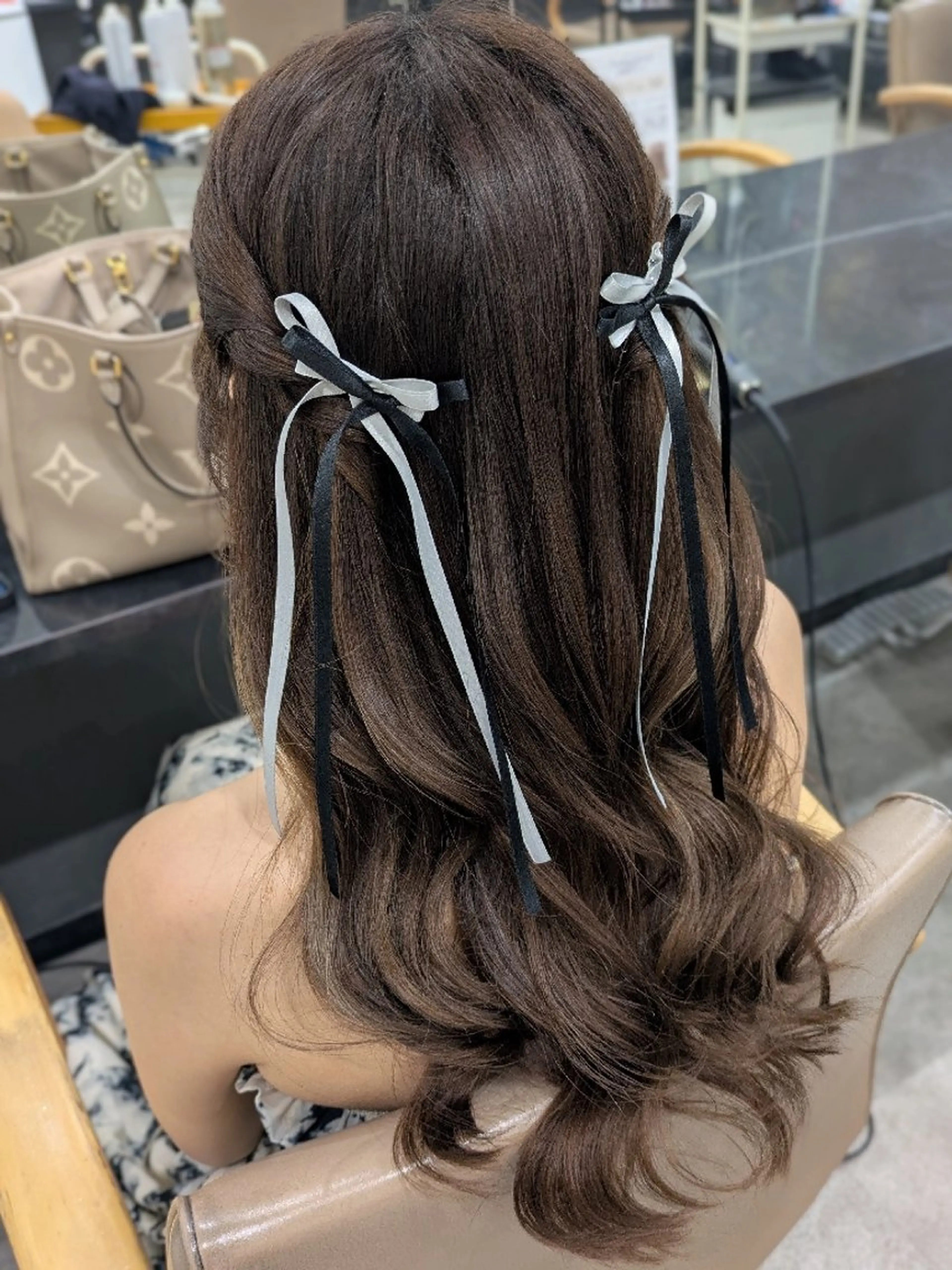 ロング ヘアアレンジ ヘアセット 中洲/CREAM Akaneのヘアスタイル