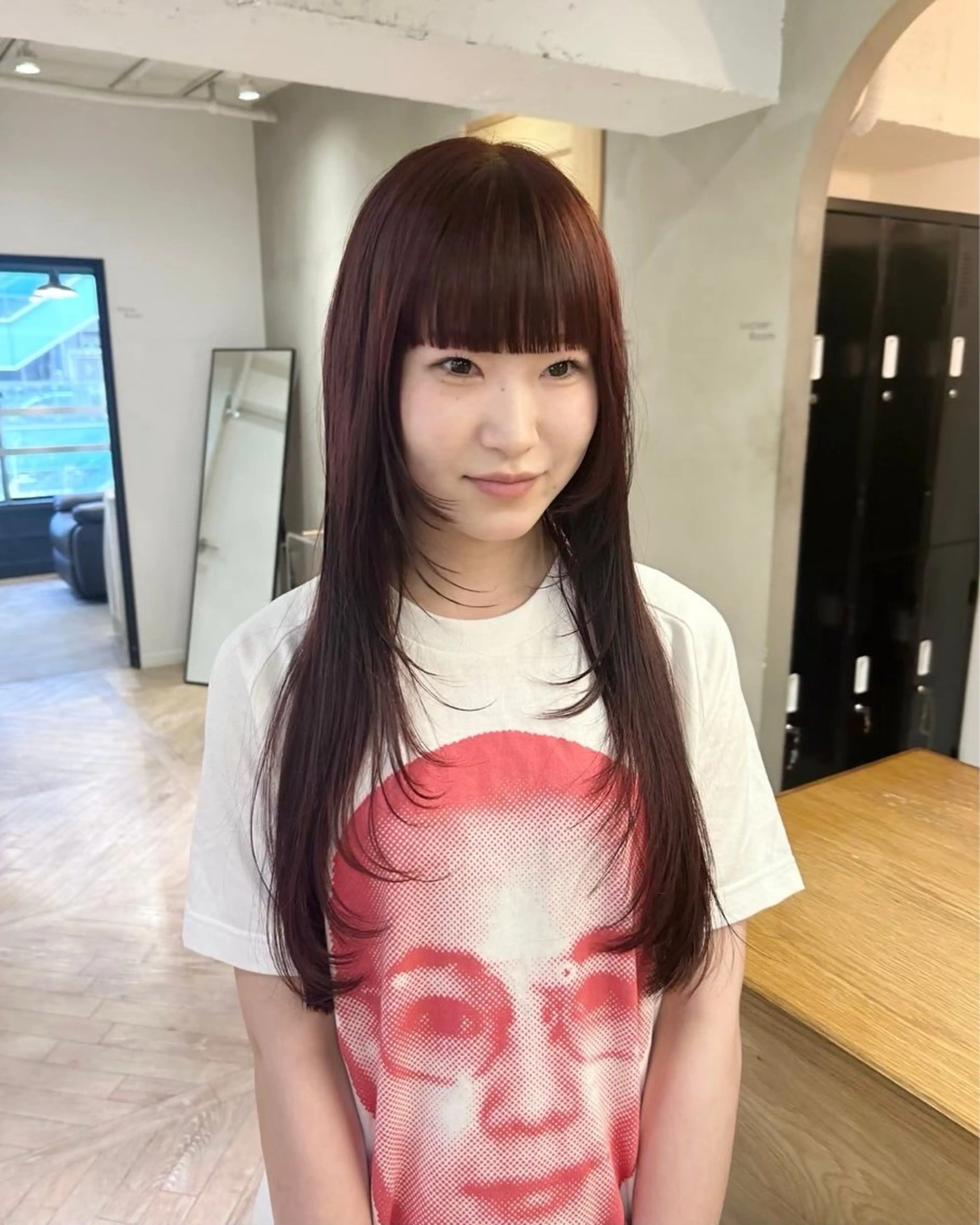 ロング カラー ブラウンカラー loren ao /shizukiのヘアスタイル