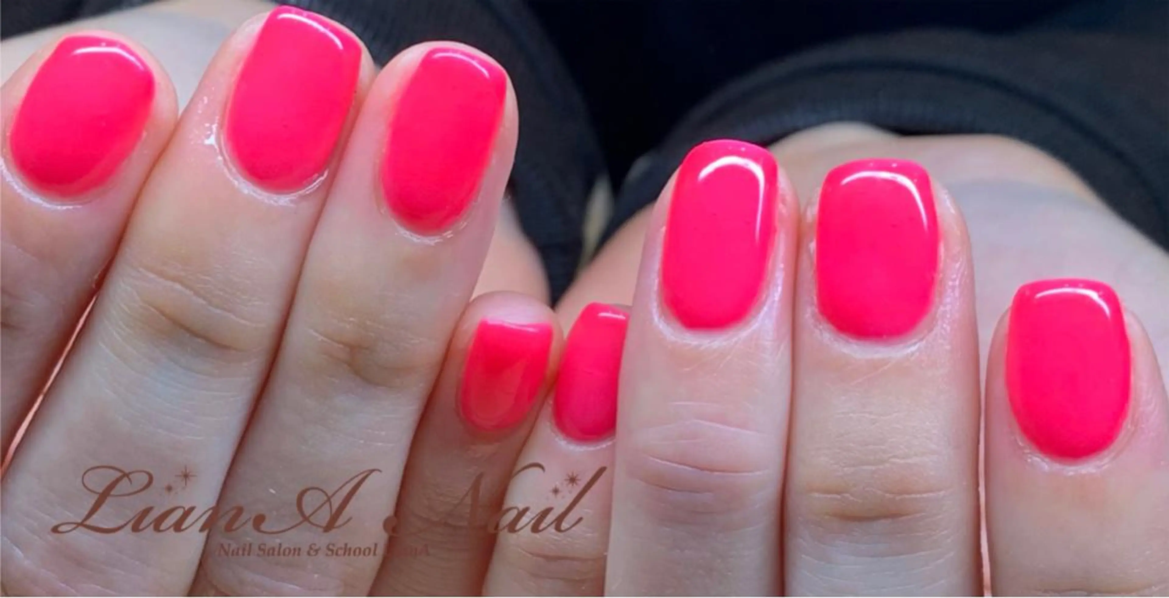 ネイル ワンカラーネイル LianA Nail rinaのネイルデザイン