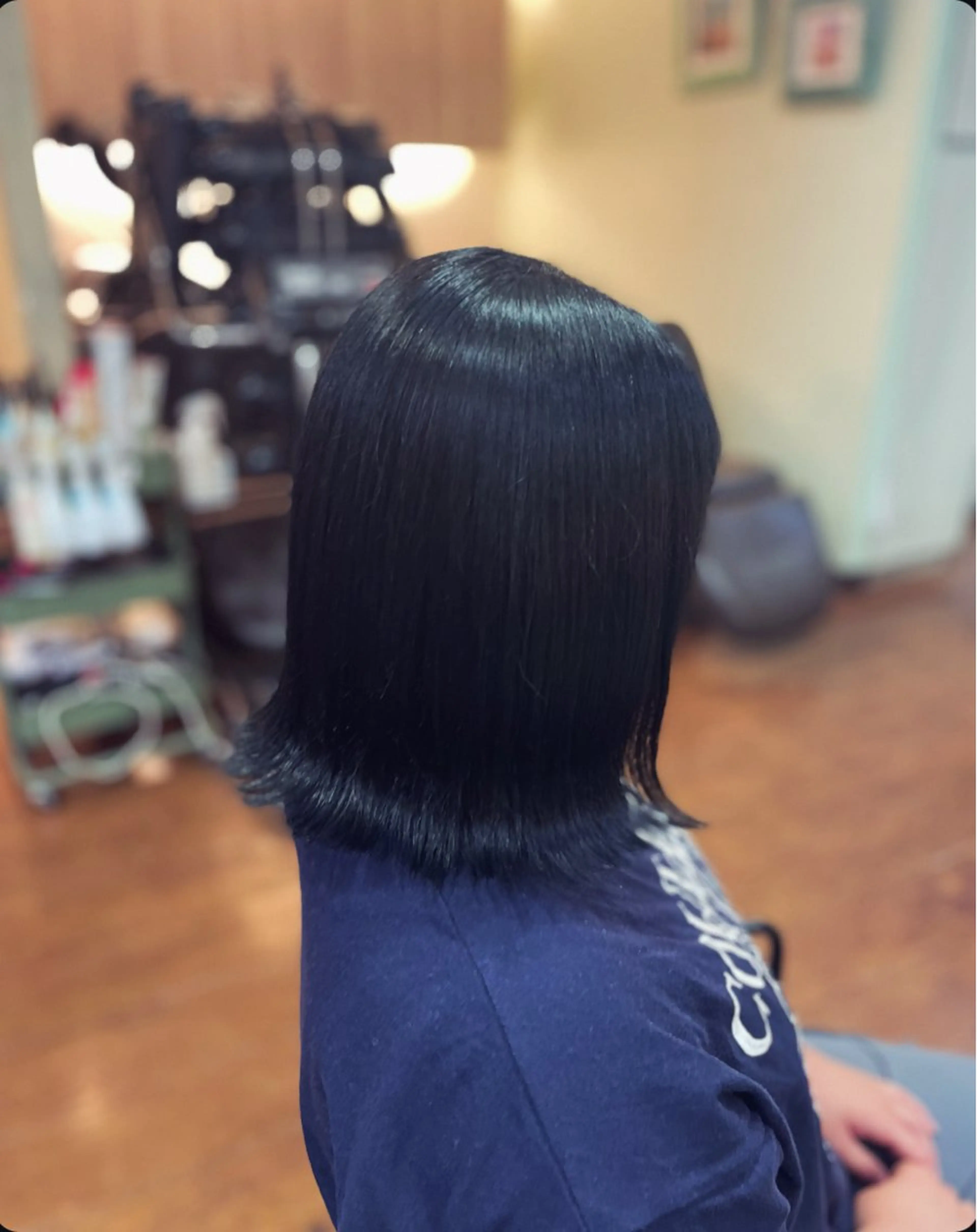 ミディアム 縮毛矯正 馬越 優のヘアスタイル