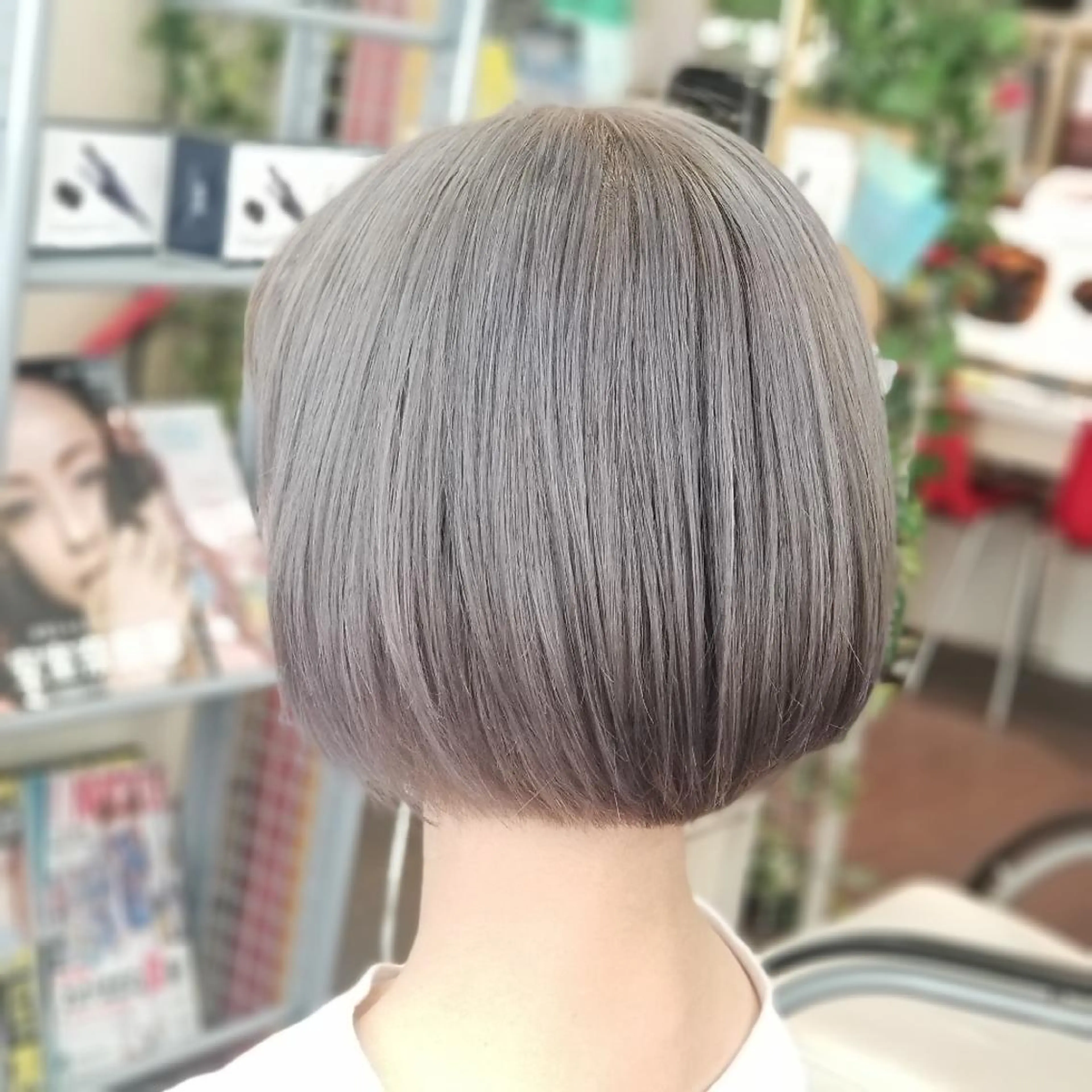 ショート ヘアカラー トリートメント 植田 修平/エクステ /髪質改善カラーのヘアスタイル