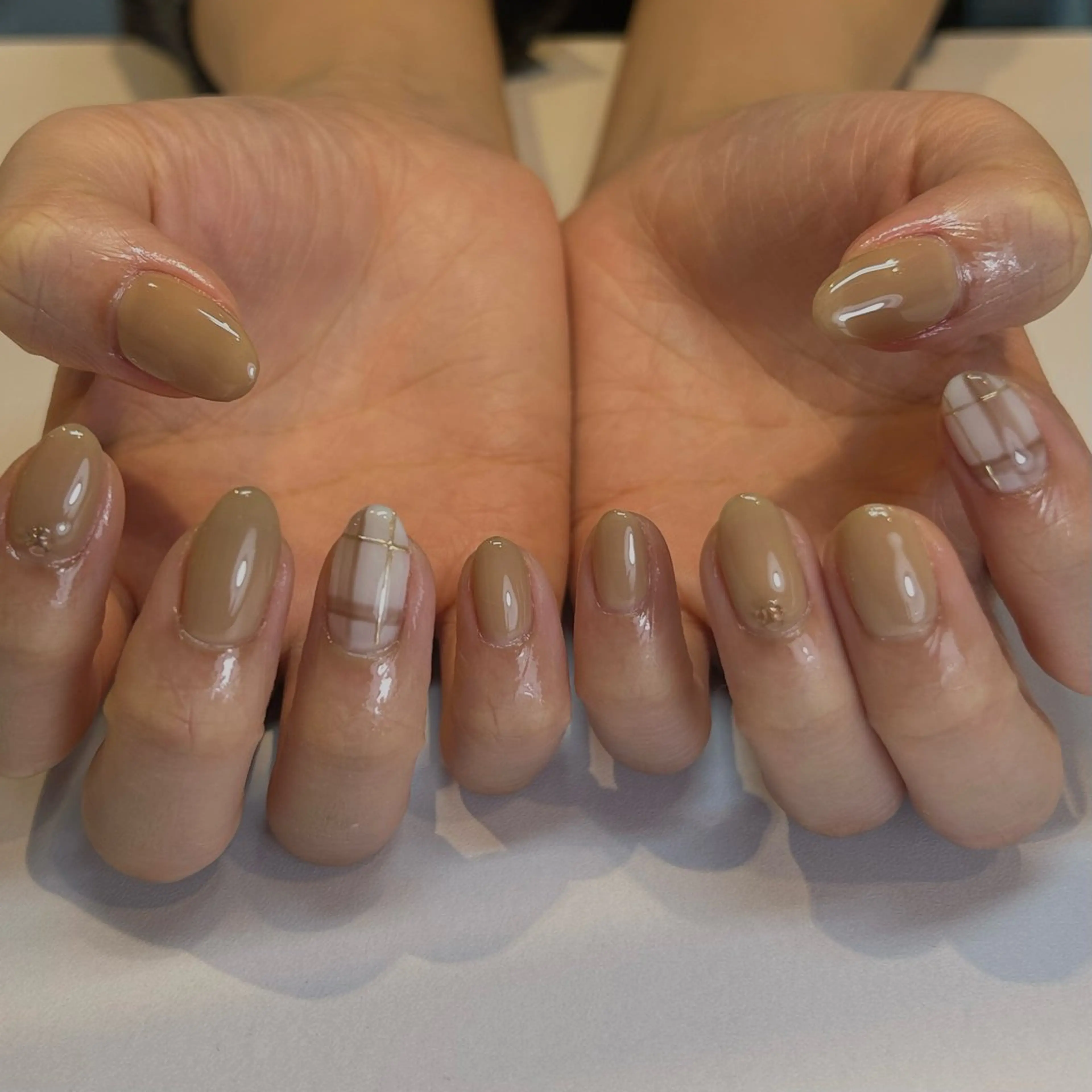 ネイル アートネイル ストーンネイル Zen Neo 🪸YUKINE🪸のネイルデザイン