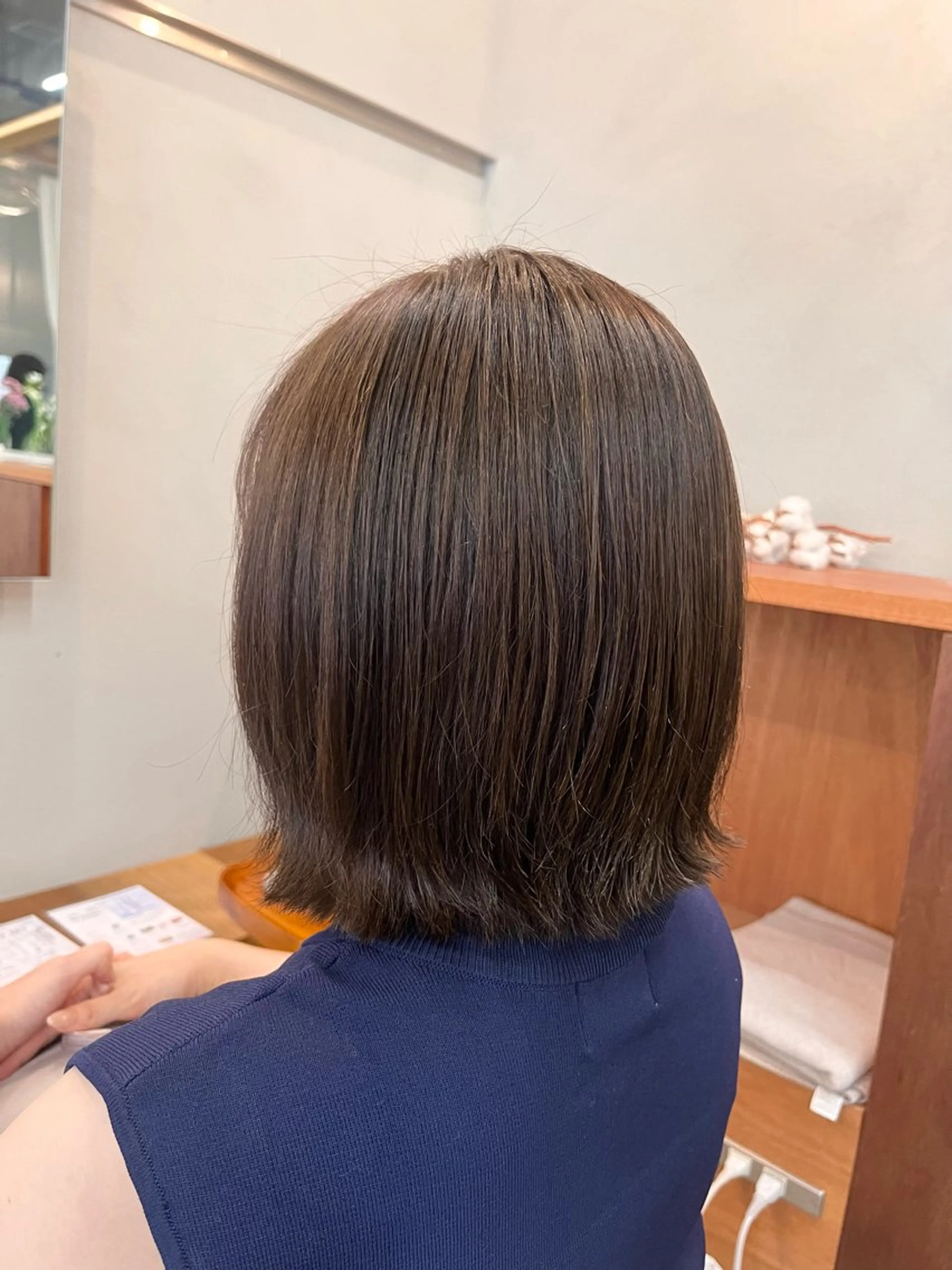 ミディアム カラー 透明感カラー ハイライトカラー ハイライト 暖色カラー／ ヘアセット🌛櫻井舞のヘアスタイル
