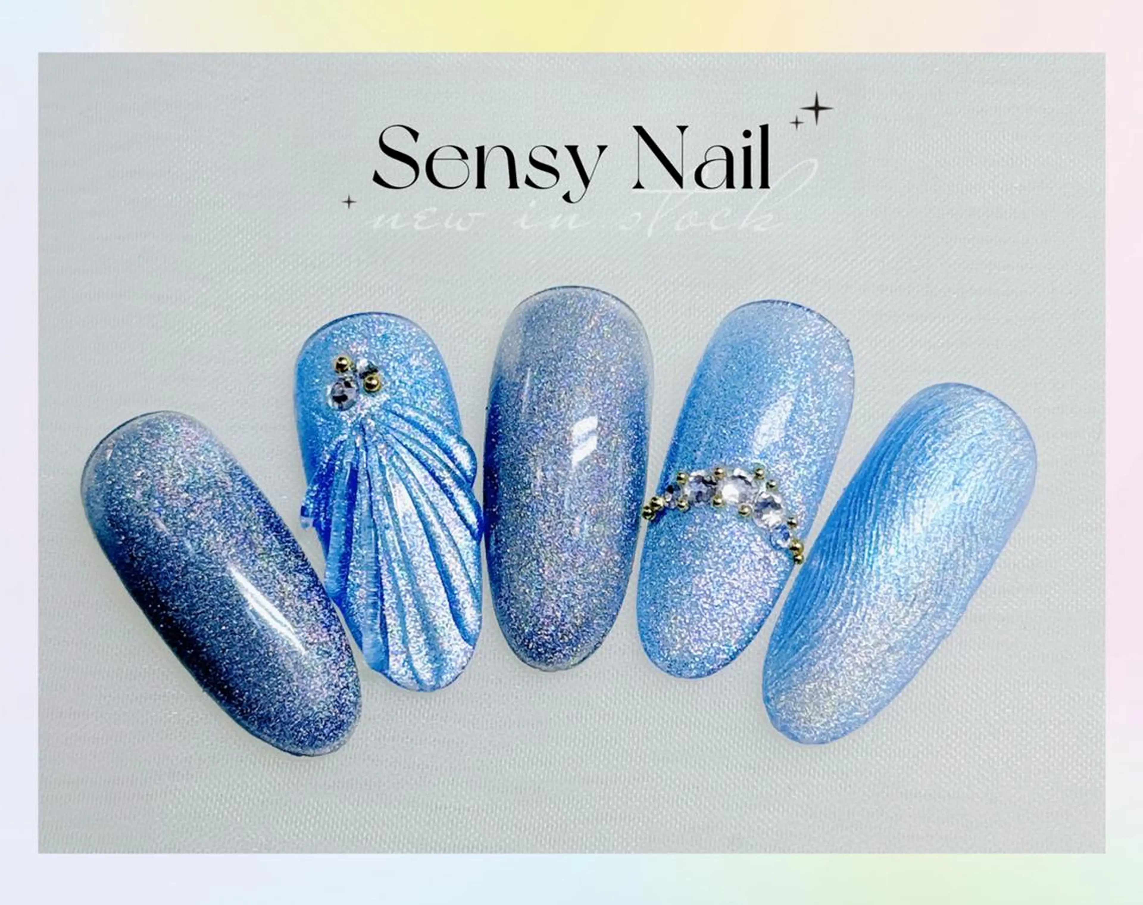 ネイル オーロラネイル ジェルネイル ソフトジェル ハンドネイル ハンドケア Sensy ネイル専門店のネイルデザイン