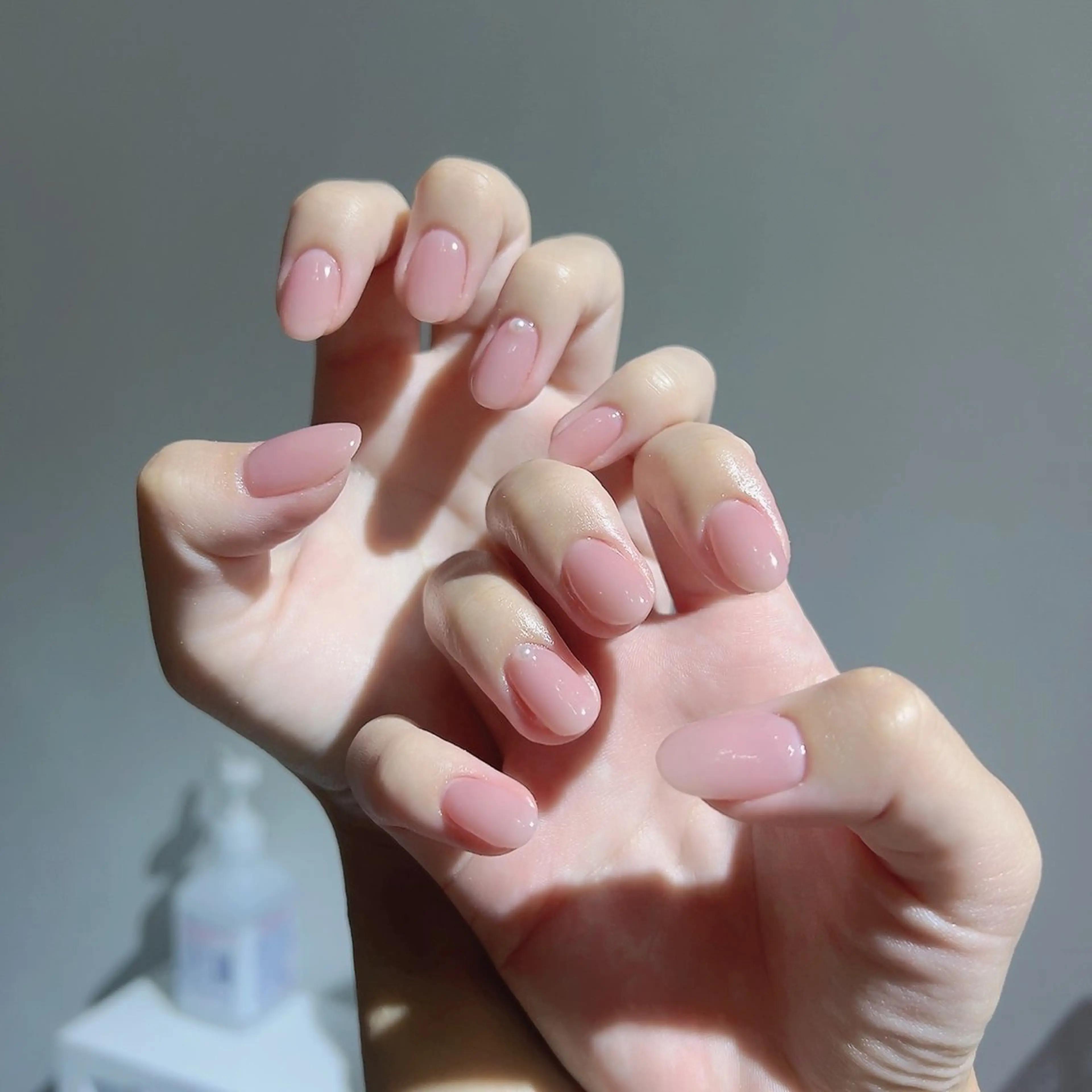 【HANDオフ無し】ワンカラーorラメグラデーションの写真