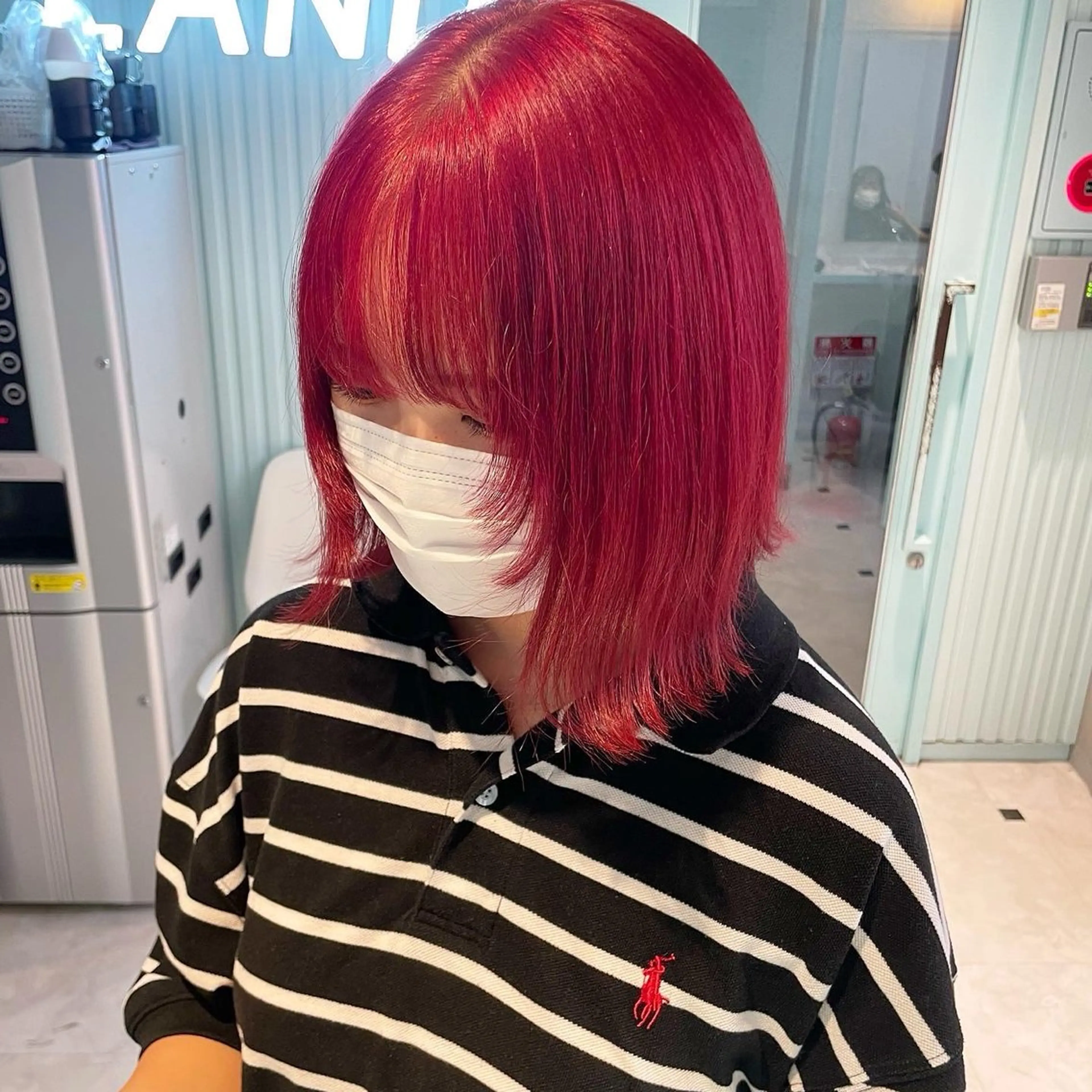 ロング カラー カット ヘアカラー トリートメント 🍒ワイン系 ウルフカット🍒拓未のヘアスタイル