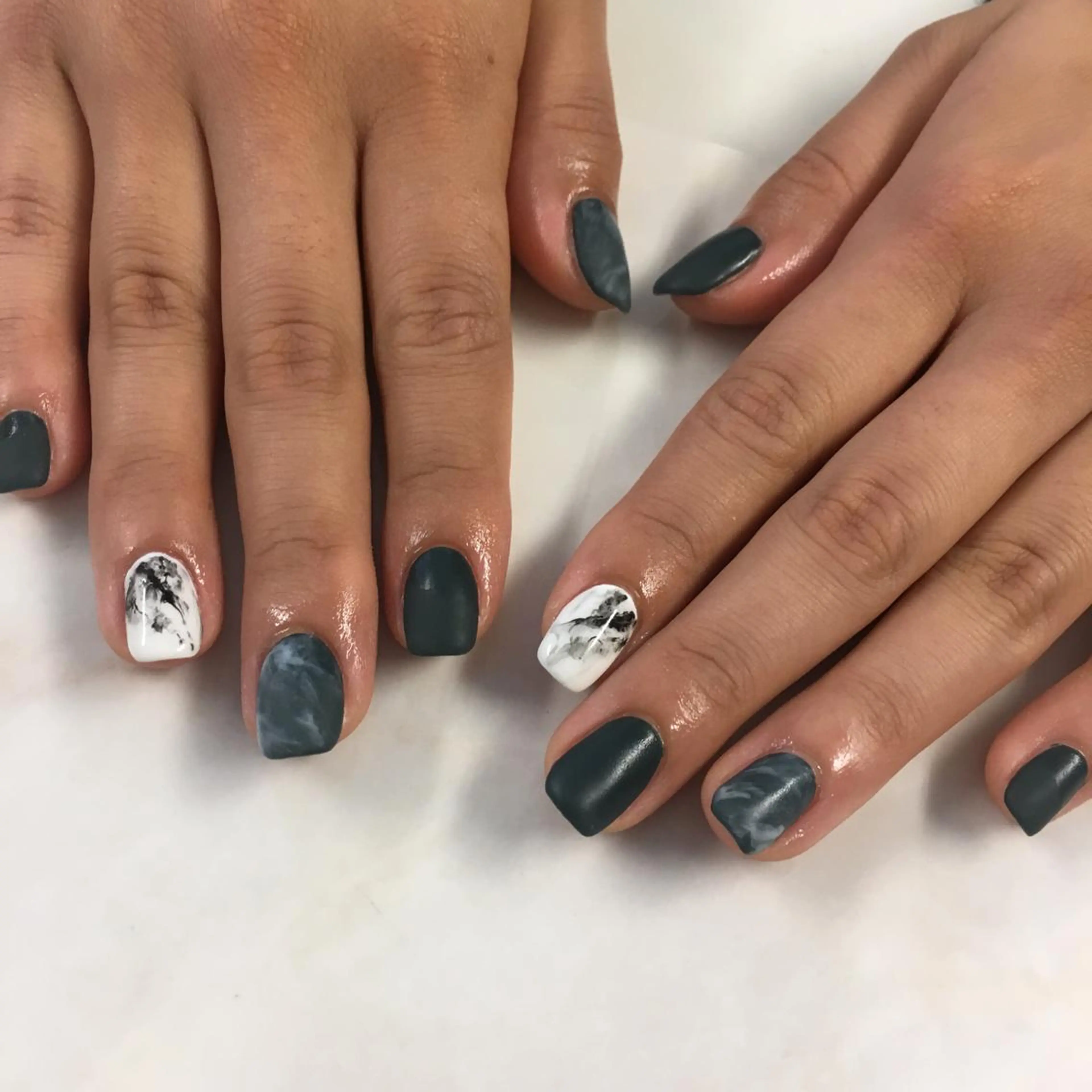 ネイル マットネイル ハンドネイル SHINE NAILのネイルデザイン