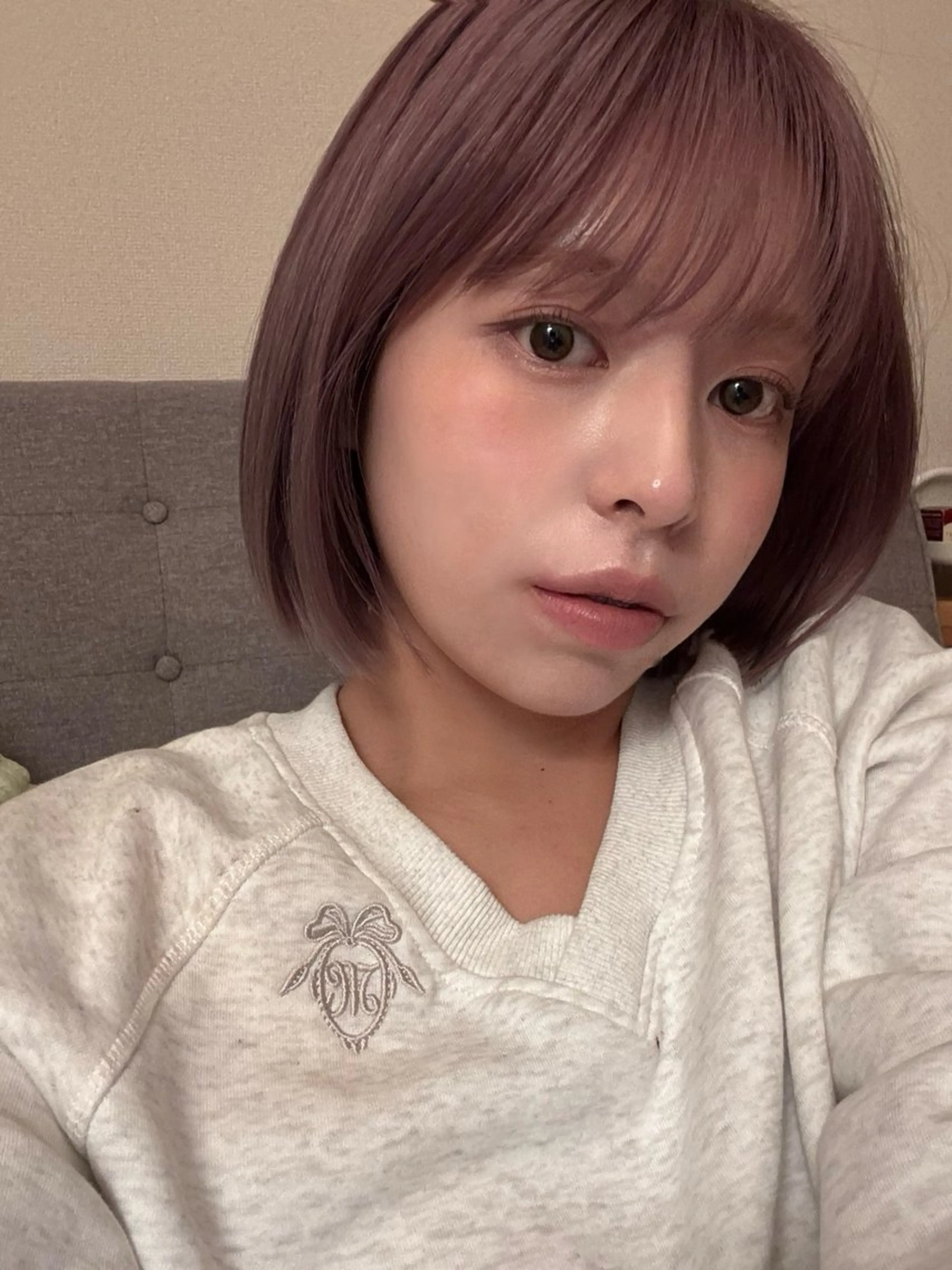 カラー ヘアカラー rizu ボブヘアのヘアスタイル