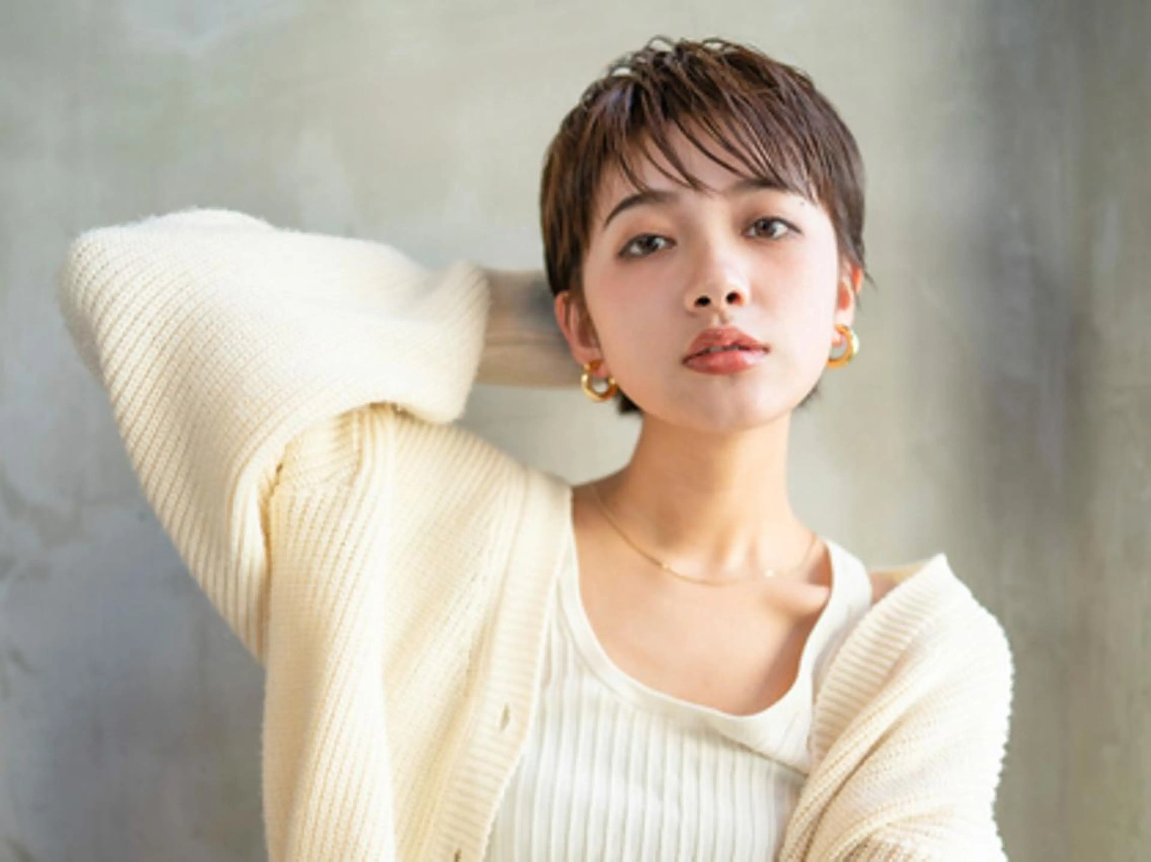 ショート カラー ブラウンカラー マロンブラウン ショートヘア RAF TOKYO所属・10月限定モニター 髪質改善美髪矯正のヘアスタイル