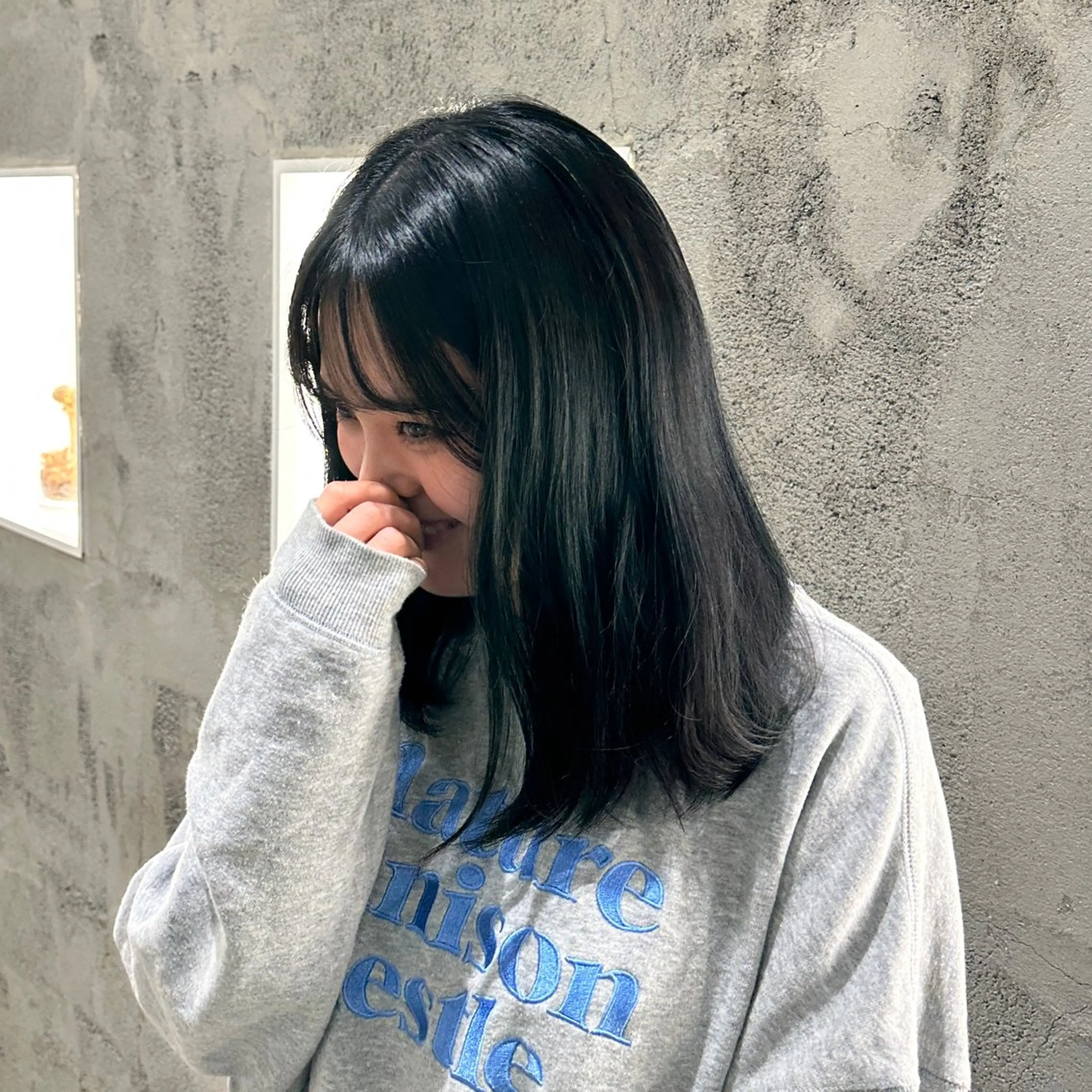 ミディアム こうた/髪質改善 ストレート/ヘアケアのヘアスタイル