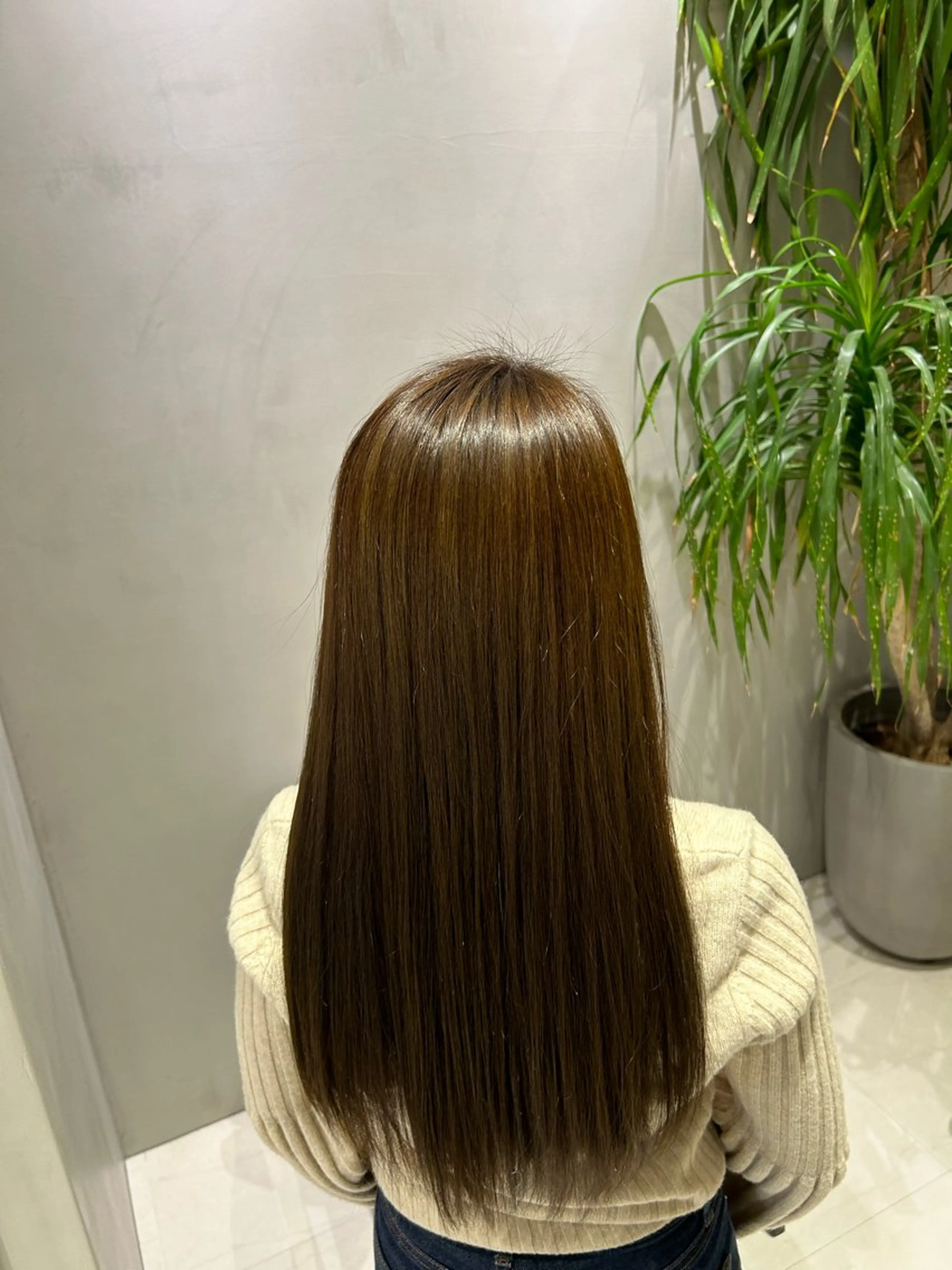 ロング カラー まりん🍒 名駅/レイヤーカットのヘアスタイル