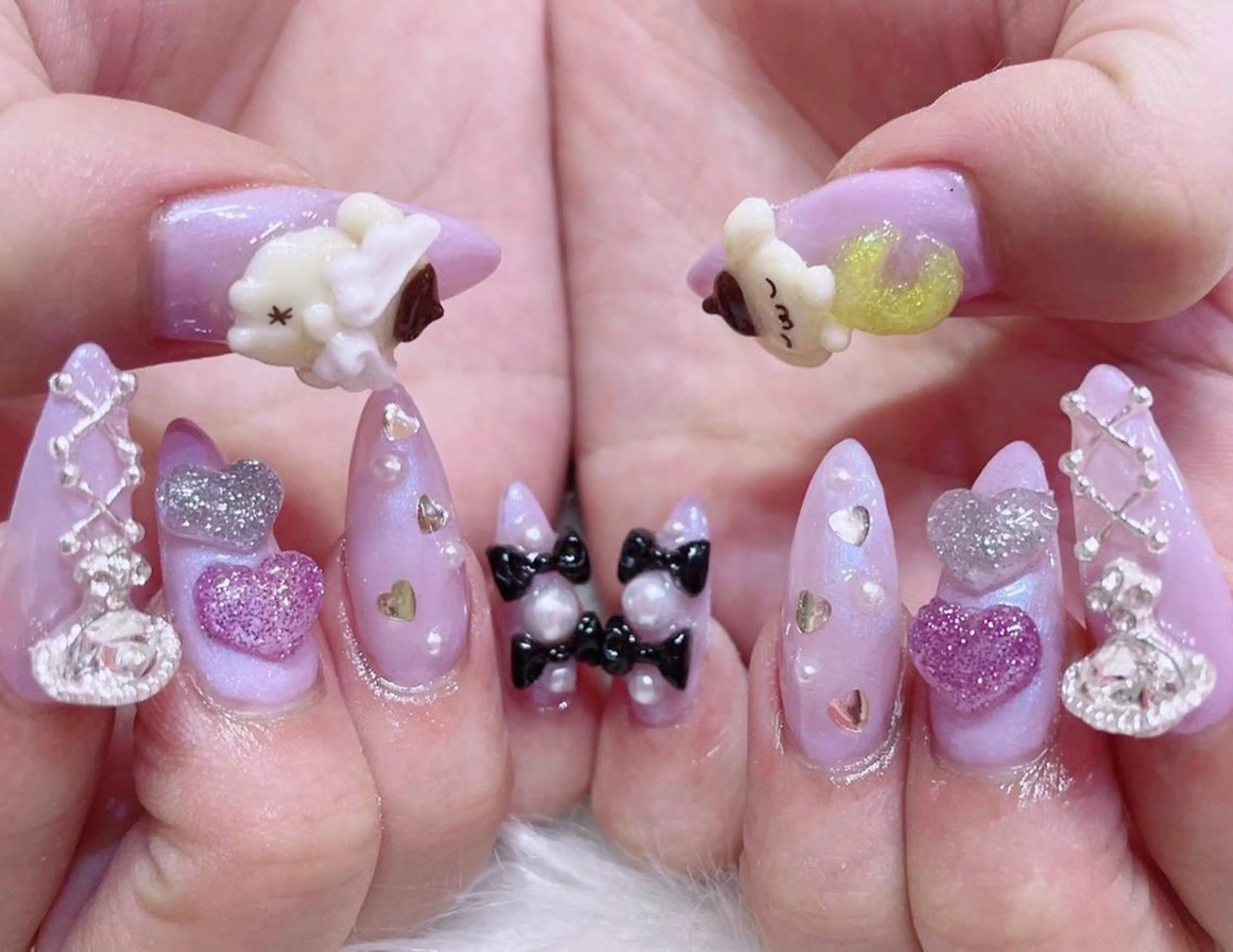 ネイル 成人式 スカルプネイル NAILSGOGO shibuyaのネイルデザイン