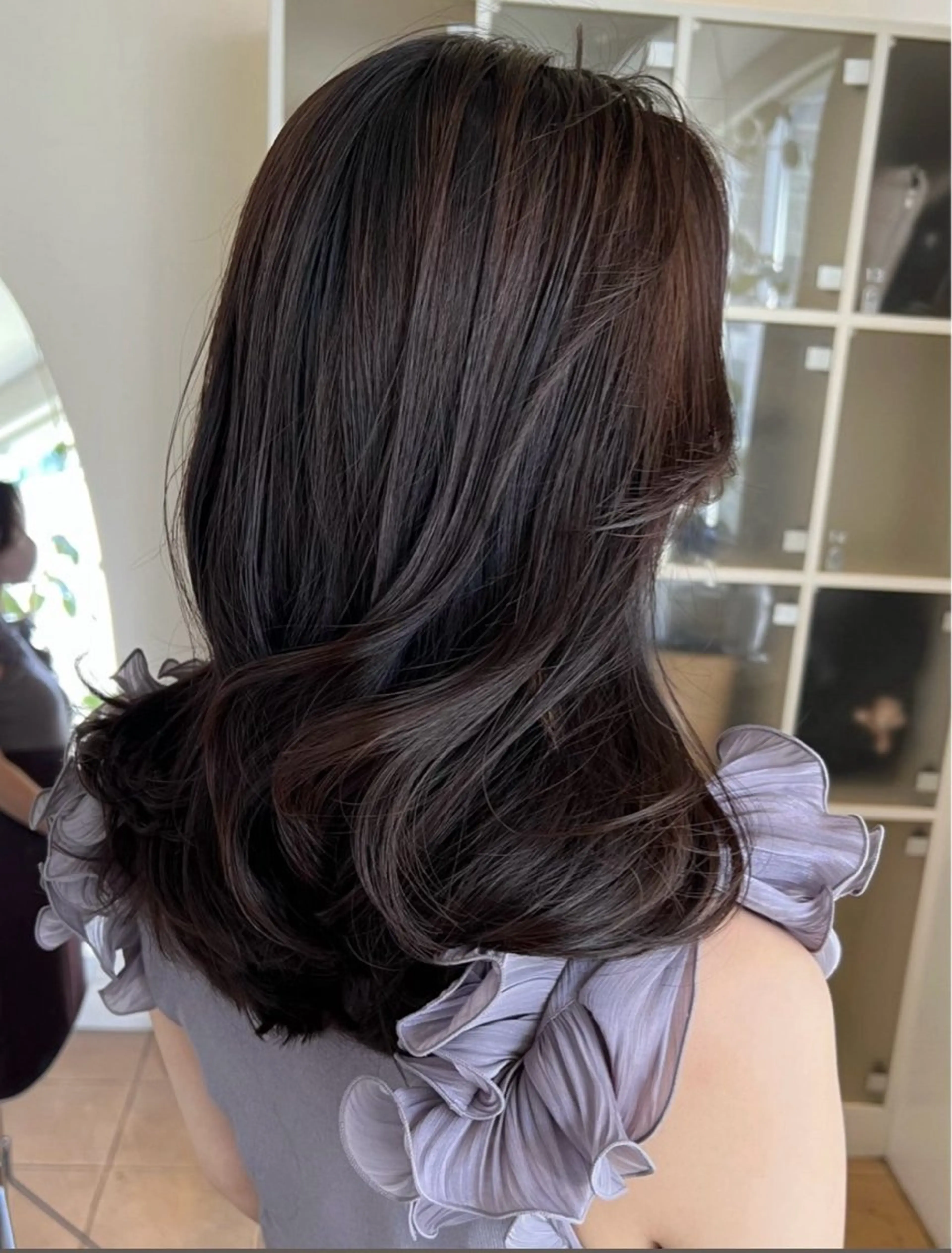 カラー ヘアカラー トリートメント 梅田 ワンカラー Ririaのヘアスタイル