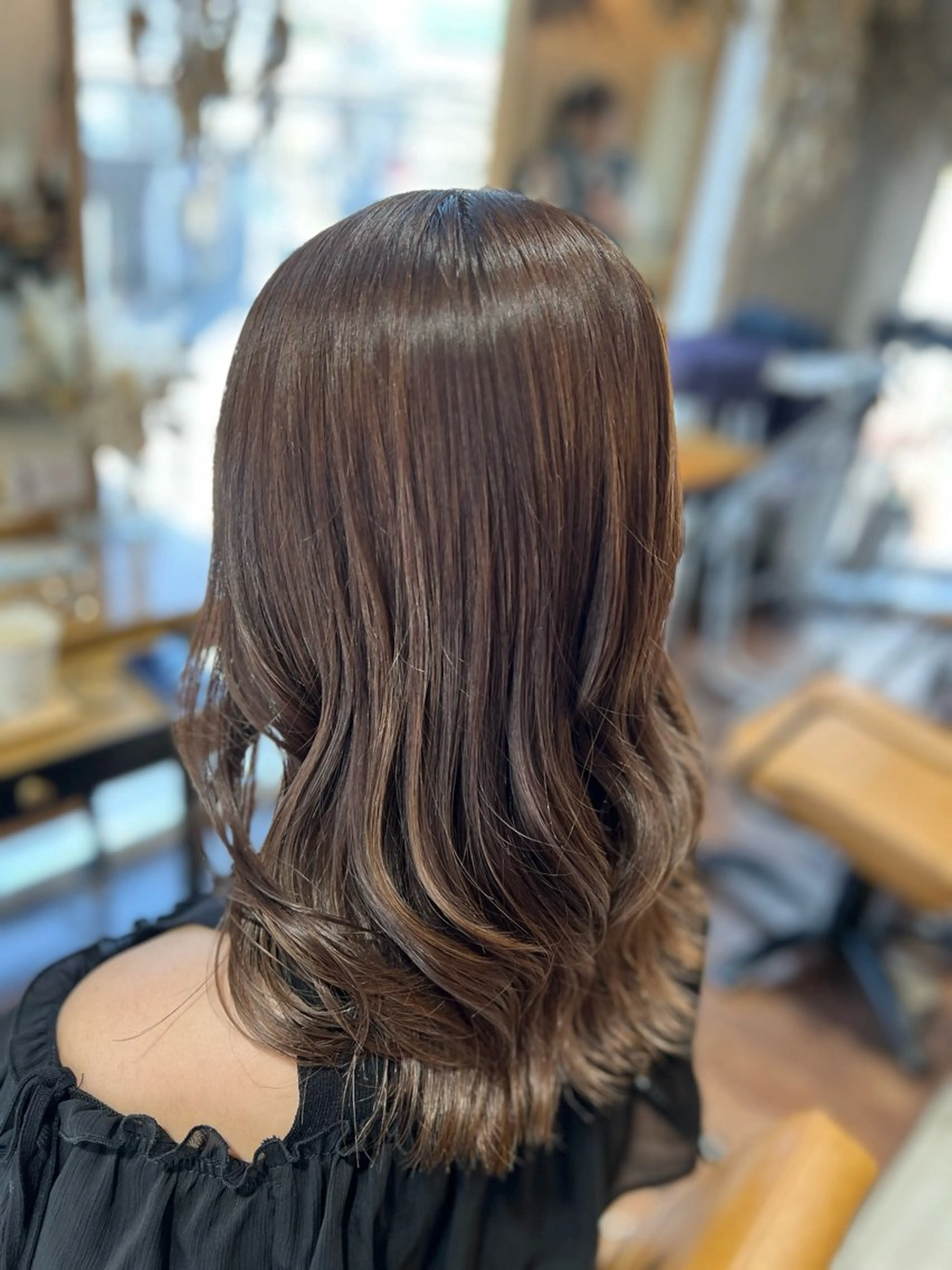 セミロング カット ヘアカラー AVANCE.ens AKARIのヘアスタイル