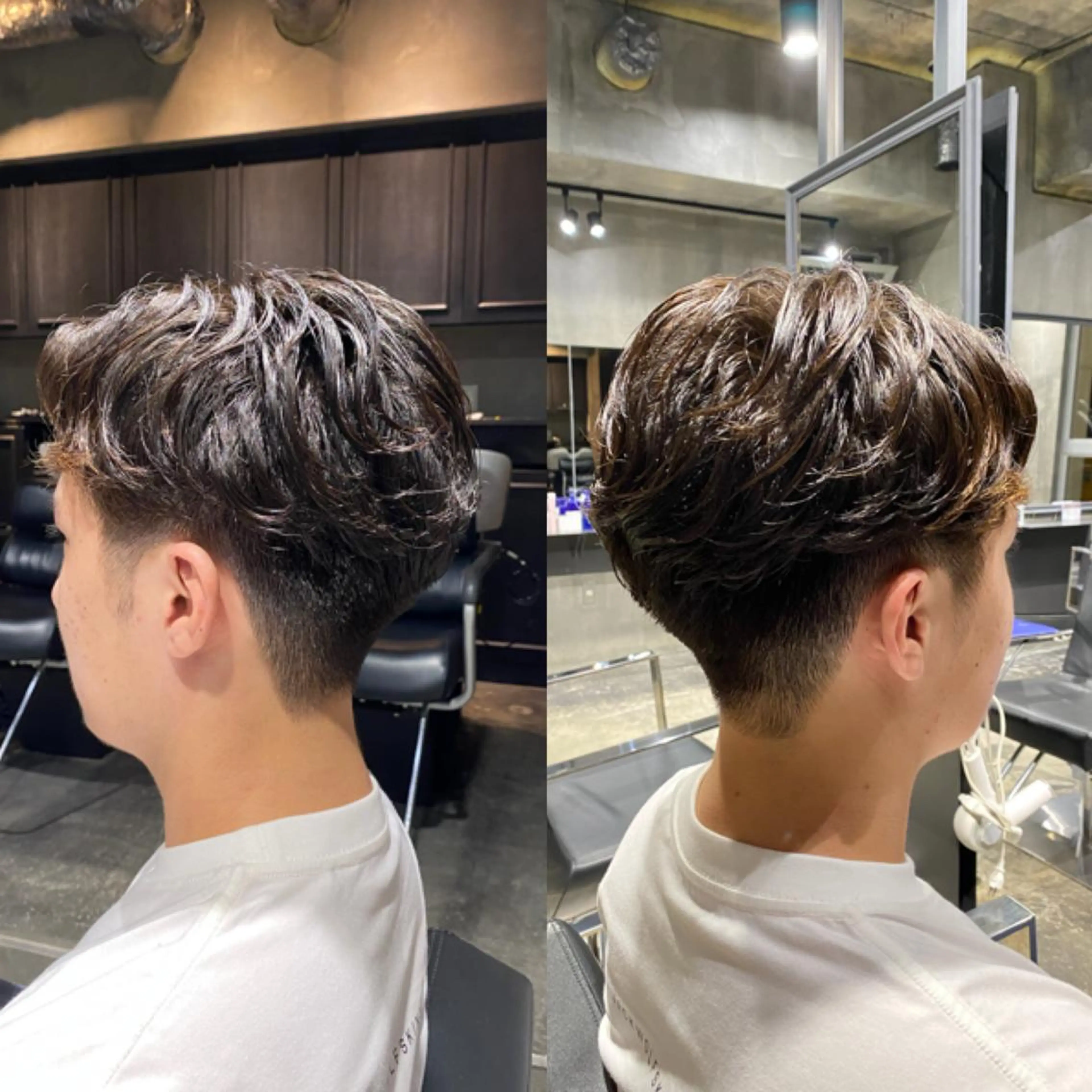 ショート メンズ カット パーマ Agu hair lore沼館店所属・八戸パーマ/メンズパ ーマ/シンゴ。のヘアスタイル