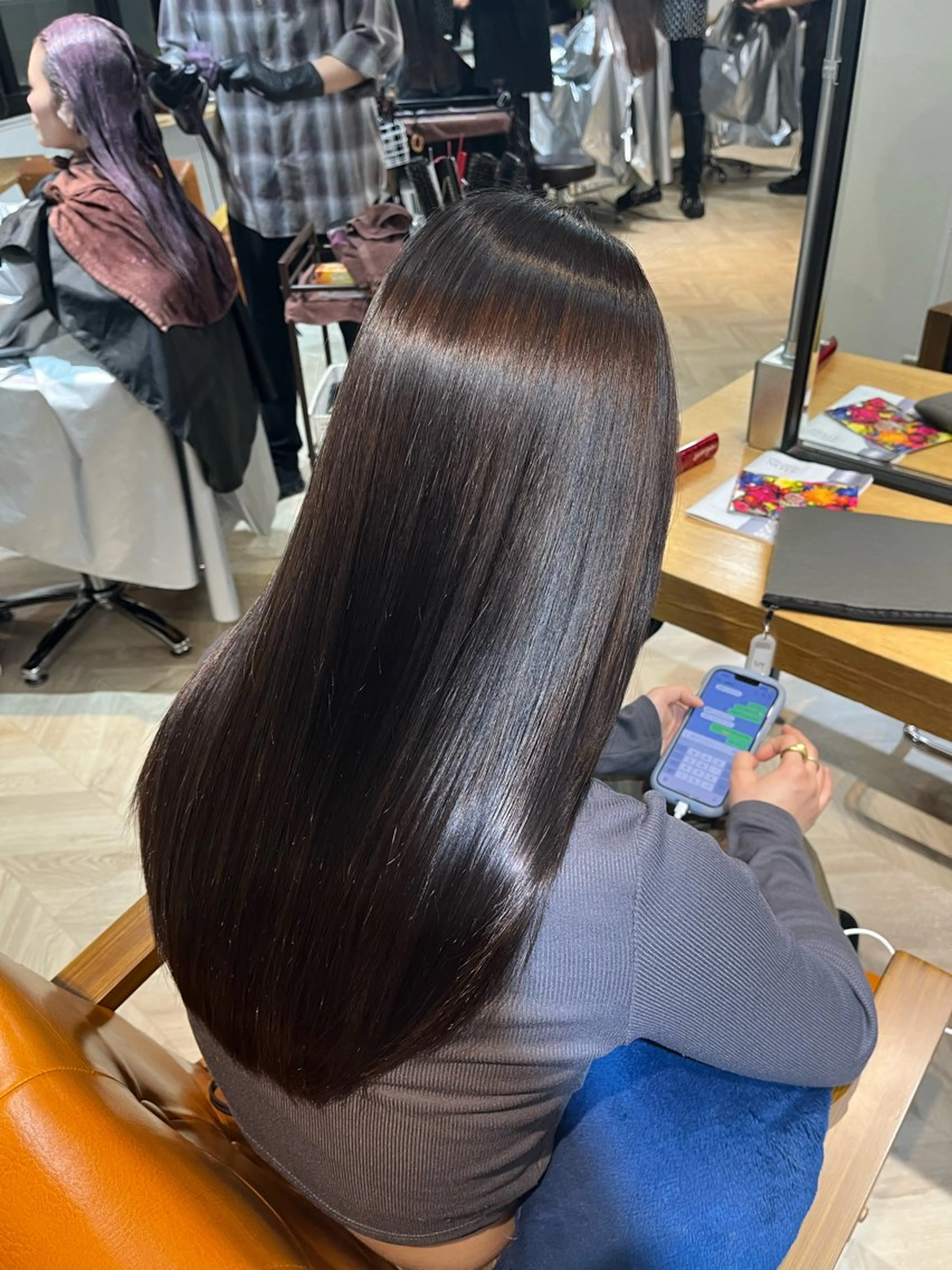ロング 髪質改善period.赤坂　美容室所属・✨髪質改善✨ period.永松のヘアスタイル
