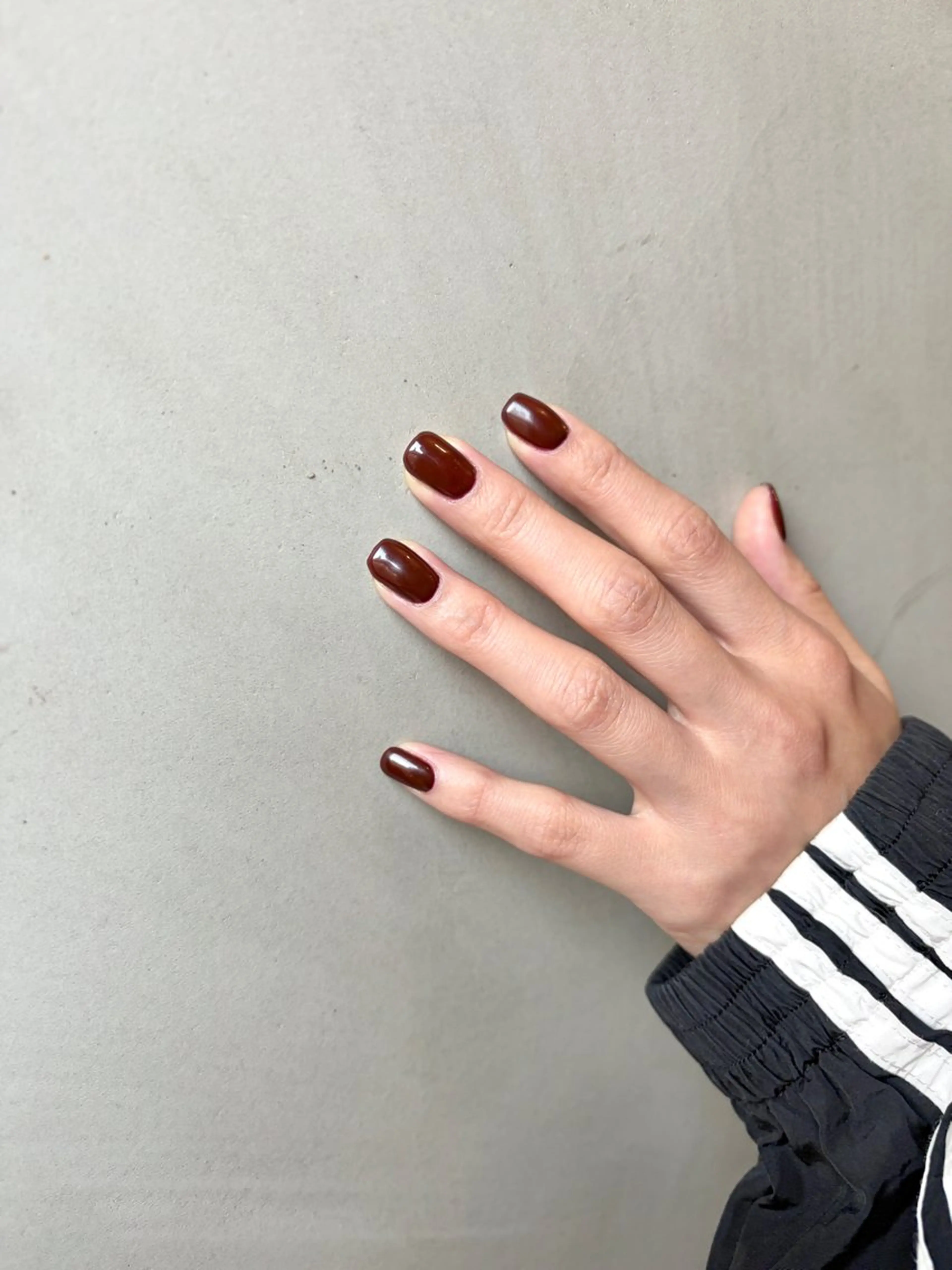 ネイル ジェルネイル ニュアンスネイル ワンカラーネイル シンプルネイル スクエアネイル ハンドネイル sususu駒澤大学 Azusaのネイルデザイン