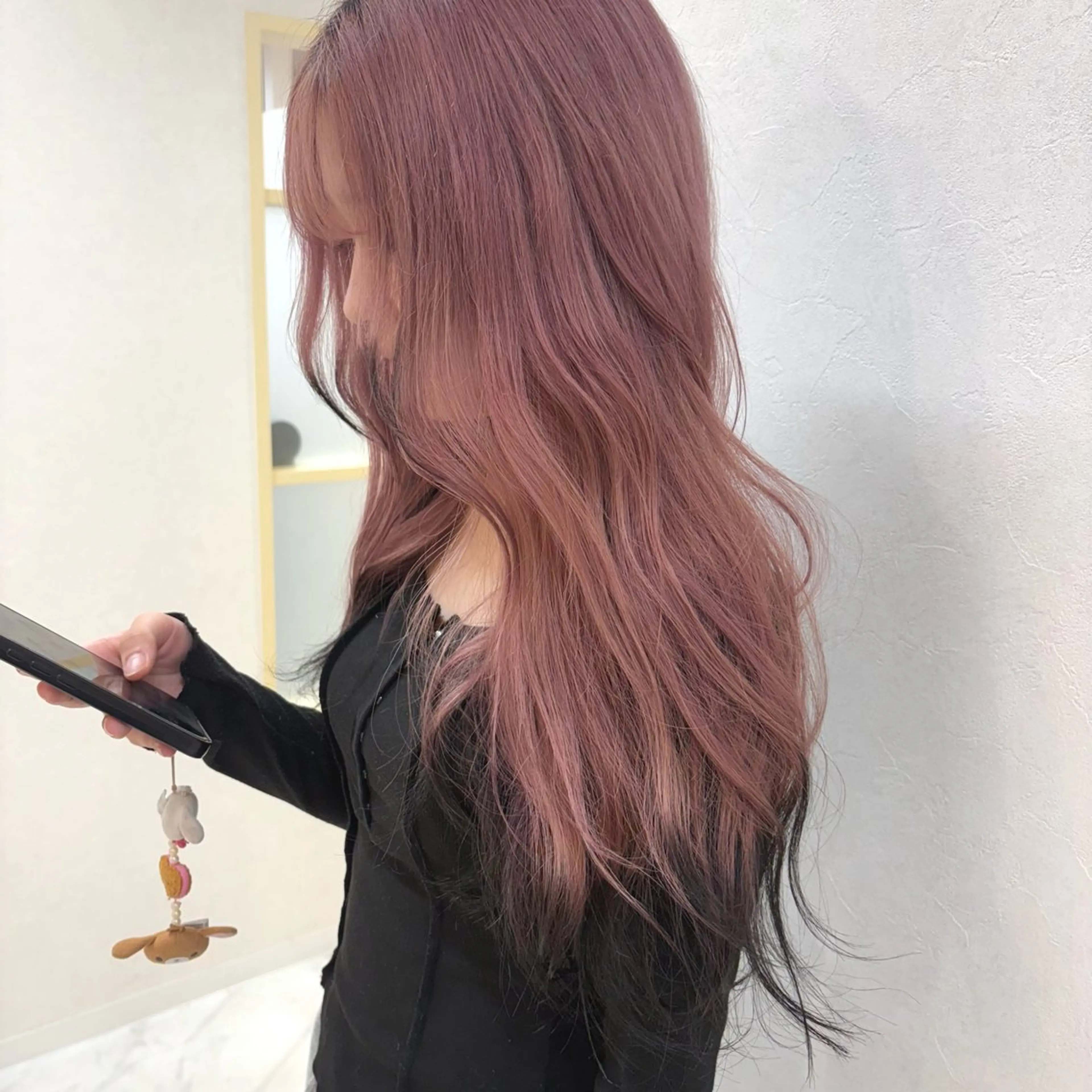 ロング カラー ヘアカラー トリートメント SAKURA 艶カラー/ヘアセットのヘアスタイル