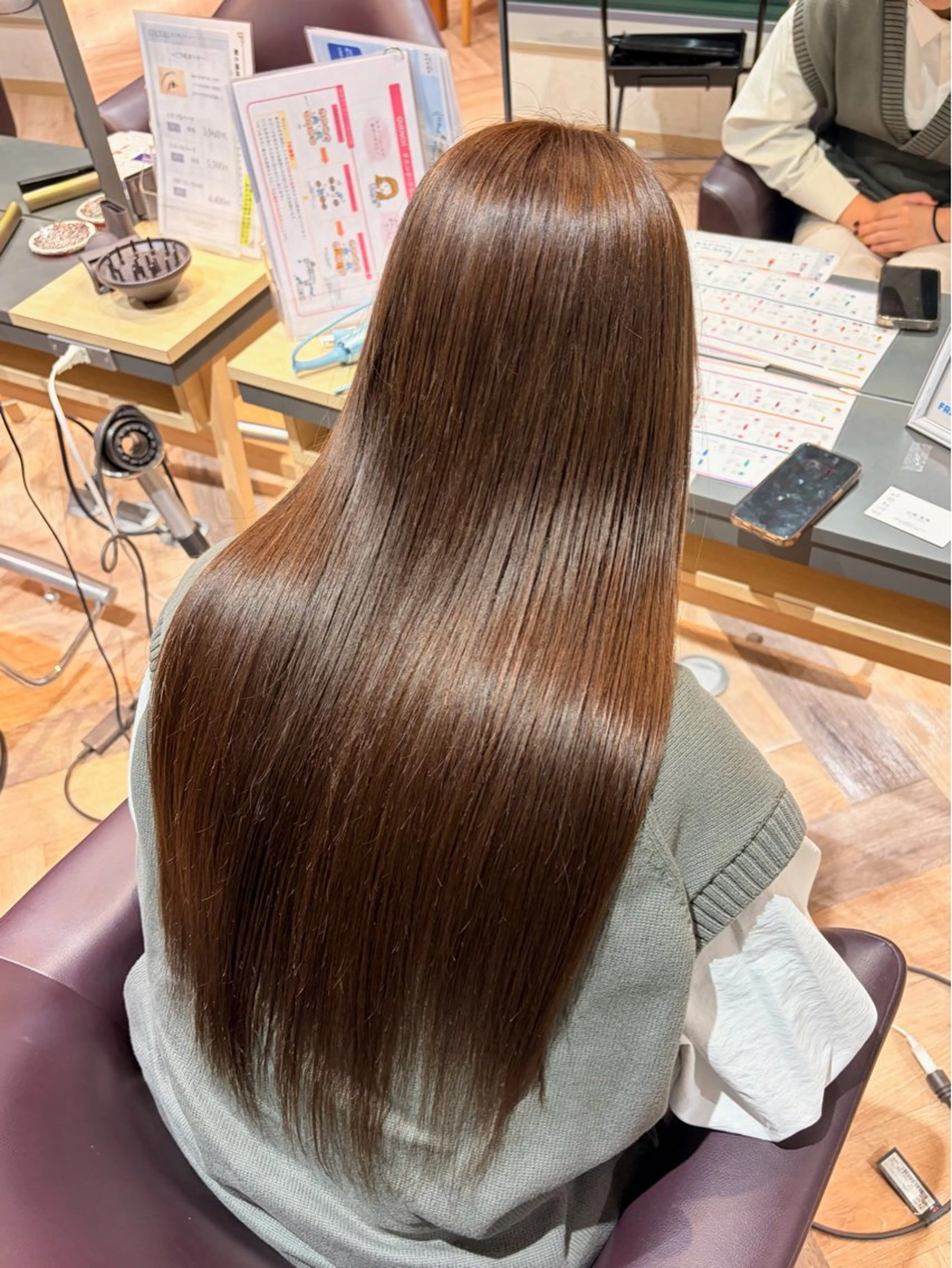 ロング カラー グレージュ トリートメント ヘアカラー トリートメント Yamada Ami🪐のヘアスタイル