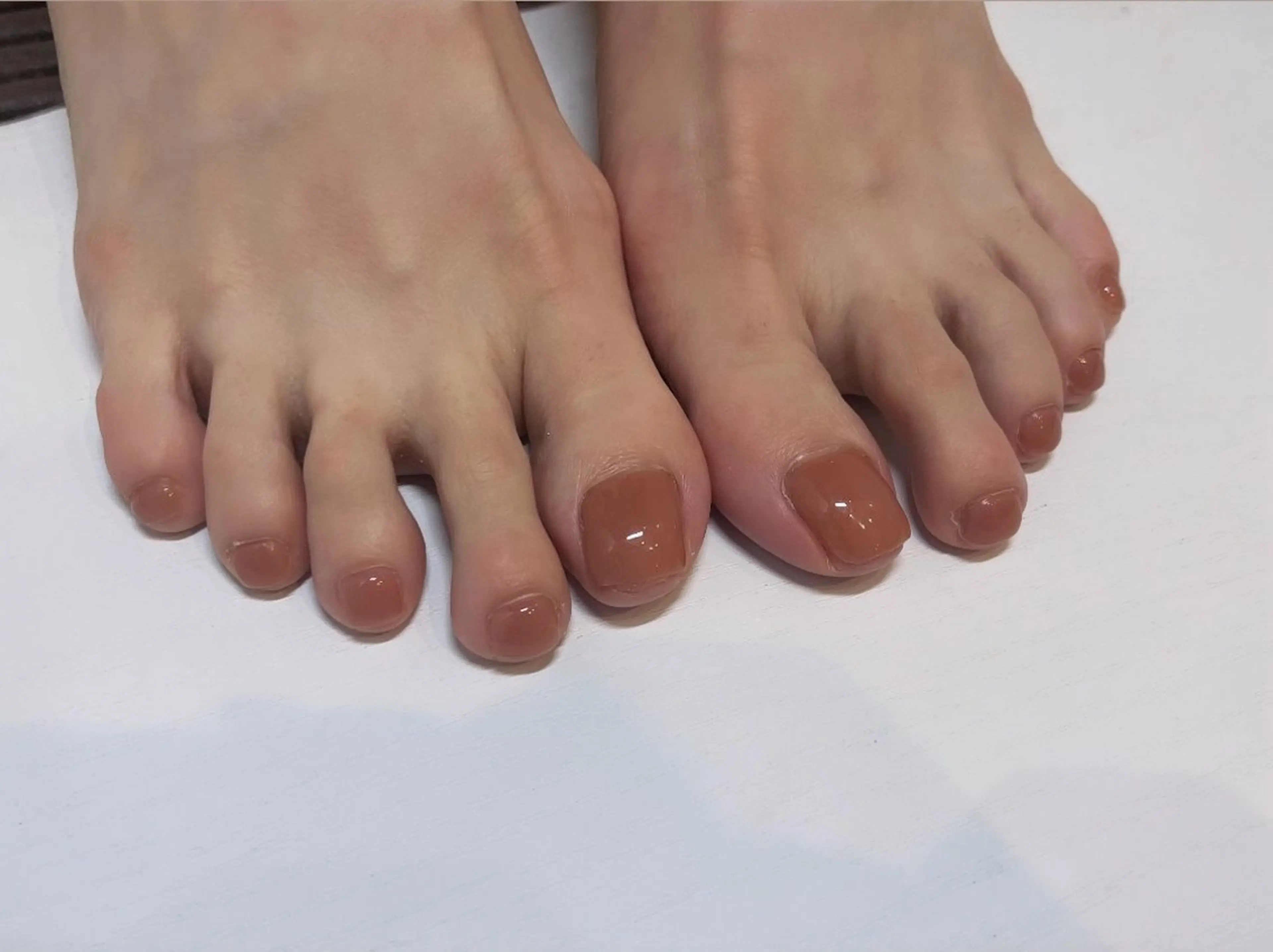 【フット】ボトルジェルネイルワンカラー※オフありの場合別途税込2200円頂戴致しますの写真