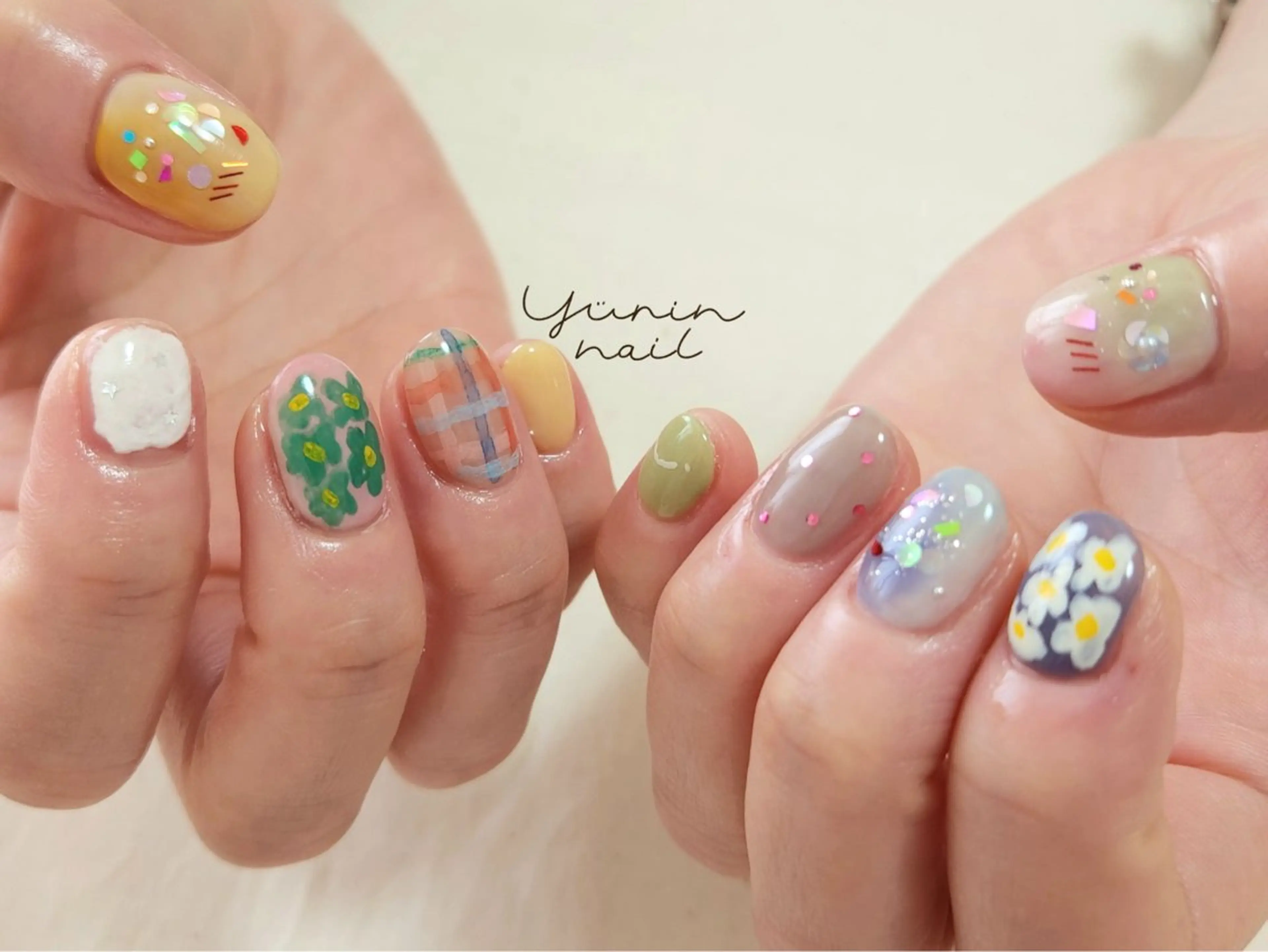 ネイル ハンドネイル ショートネイル専門 yurin nailのネイルデザイン