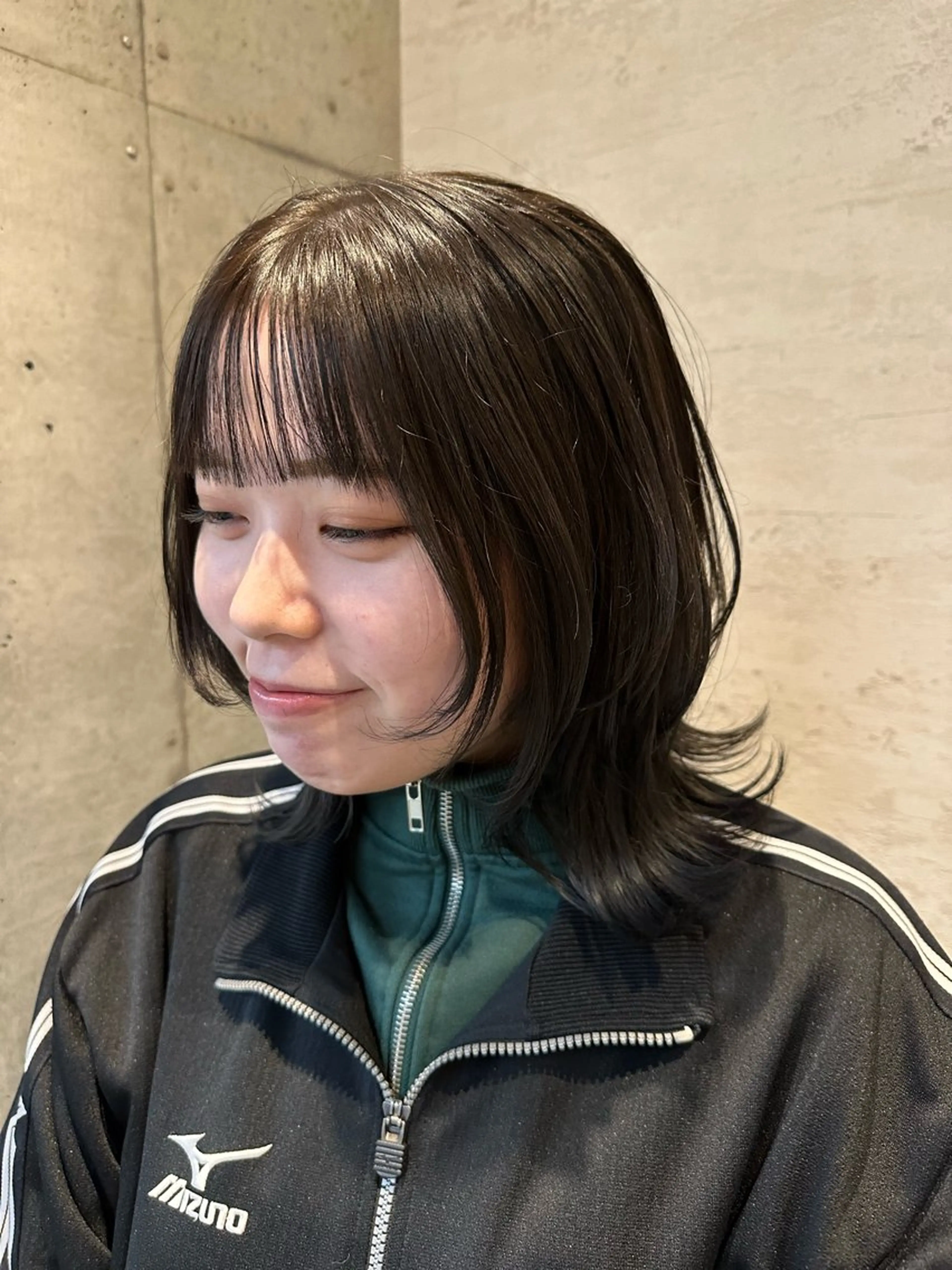 セミロング カット ヘアカラー トリートメント 女性に人気♪ はやしほのかのヘアスタイル