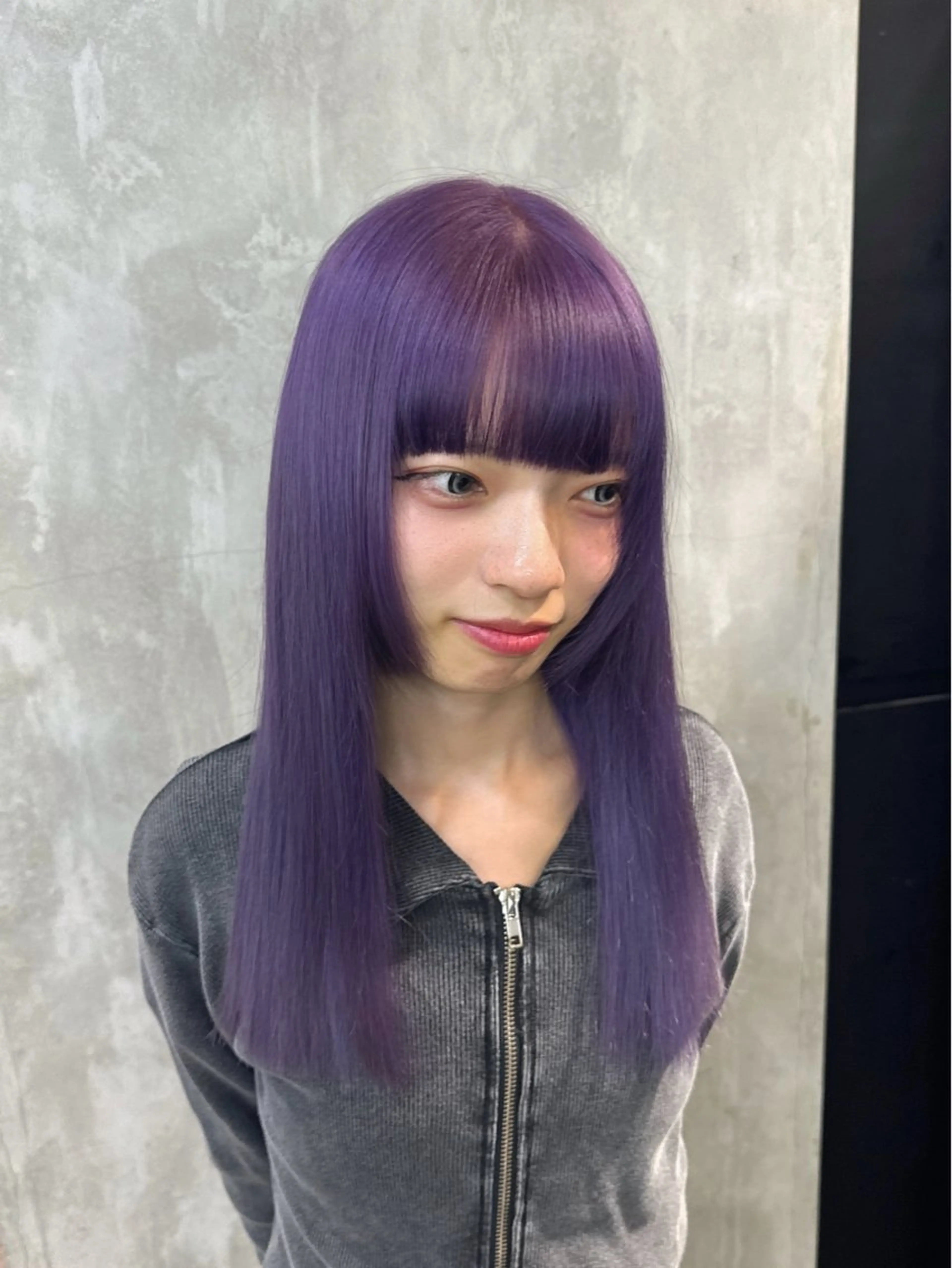 ミディアム カラー ヘアカラー トリートメント ザクザクレイヤー 🍀/ブリーチ/小田のヘアスタイル