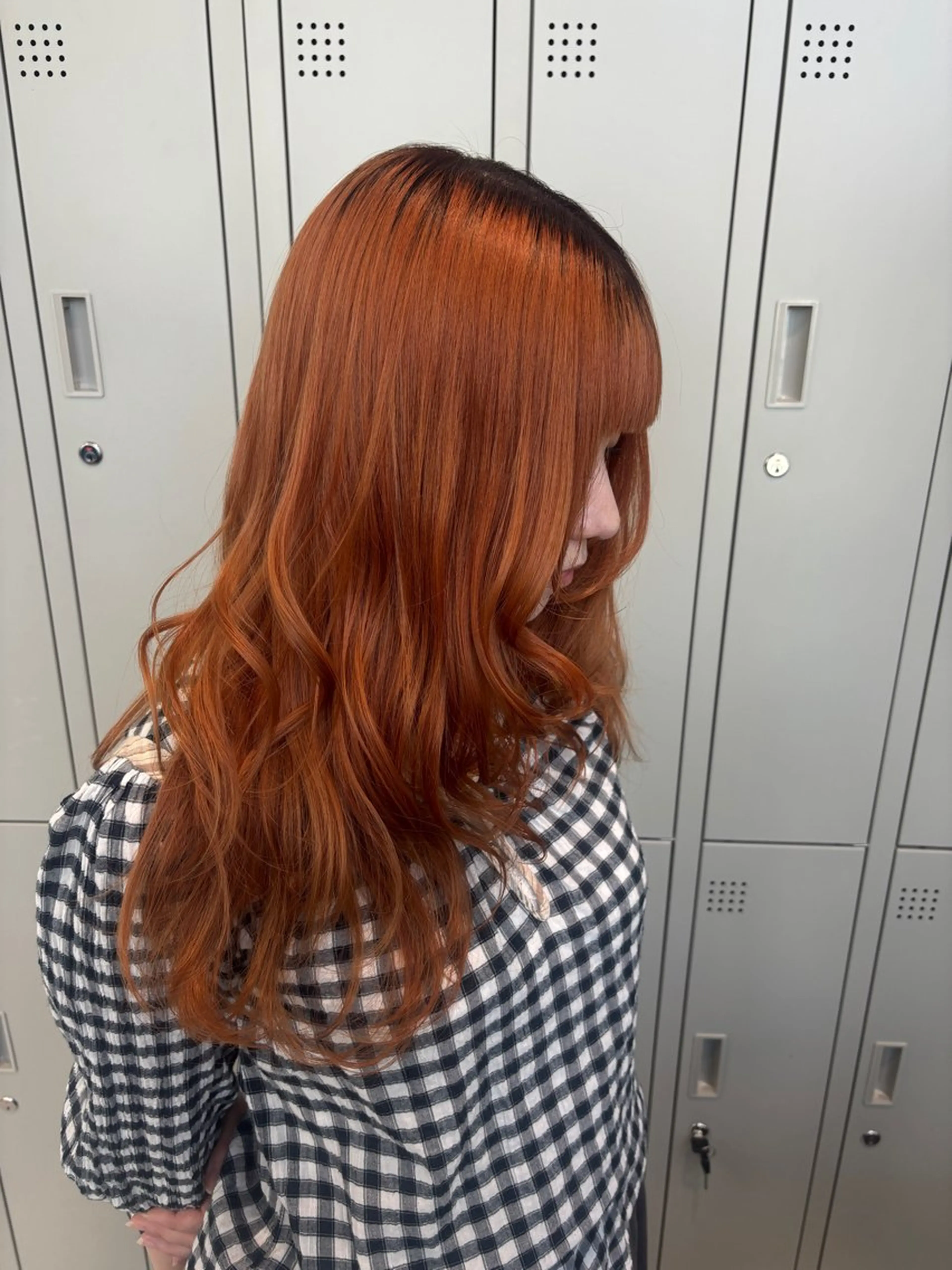 ロング カラー ヘアアレンジ カット ヘアカラー トリートメント ミルクティー/ピンク カラー/ みう🎀のヘアスタイル