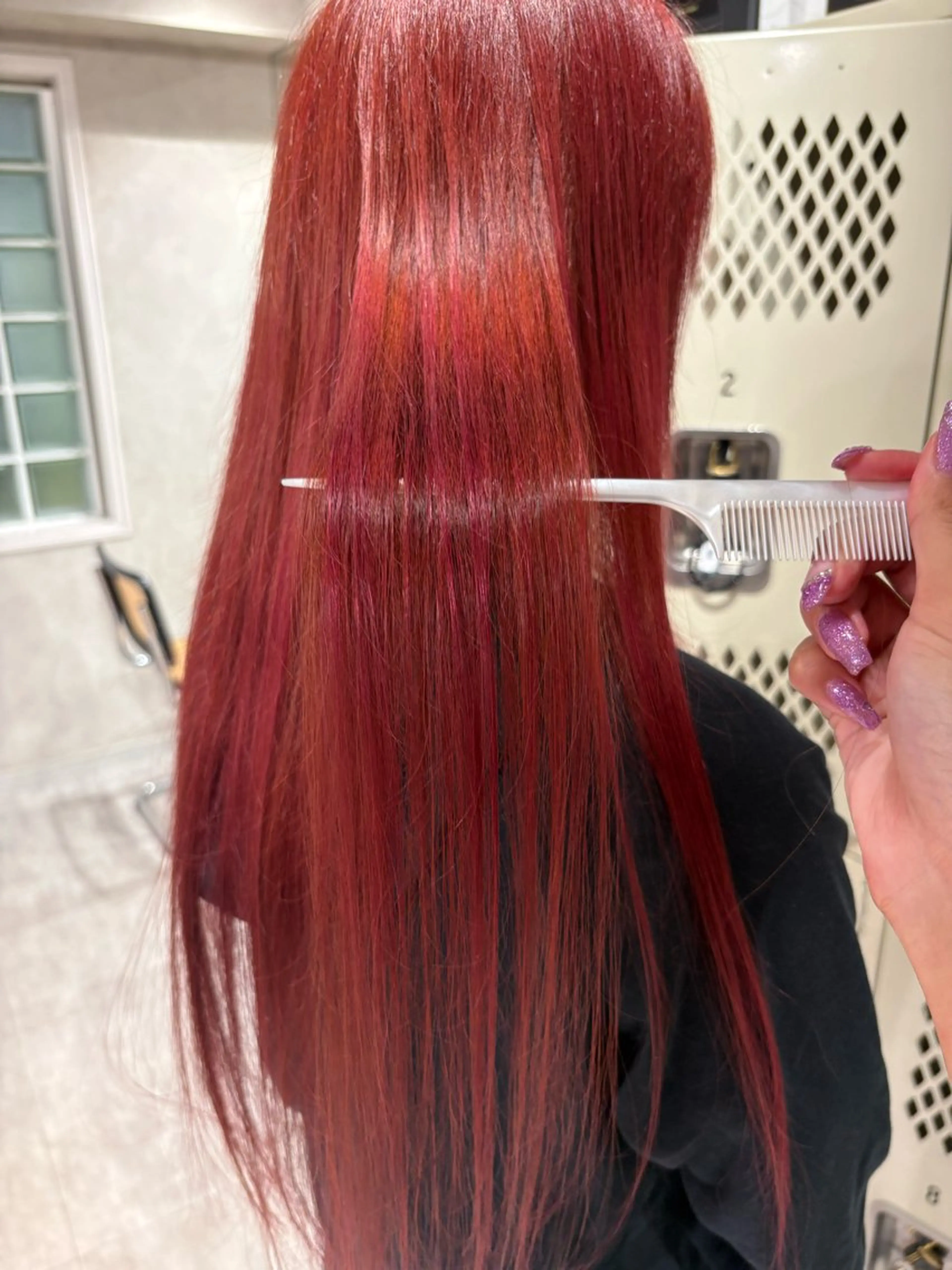 カラー ブリーチ ヘアカラー mao 暖色 海外風カラー🌿❤️のヘアスタイル