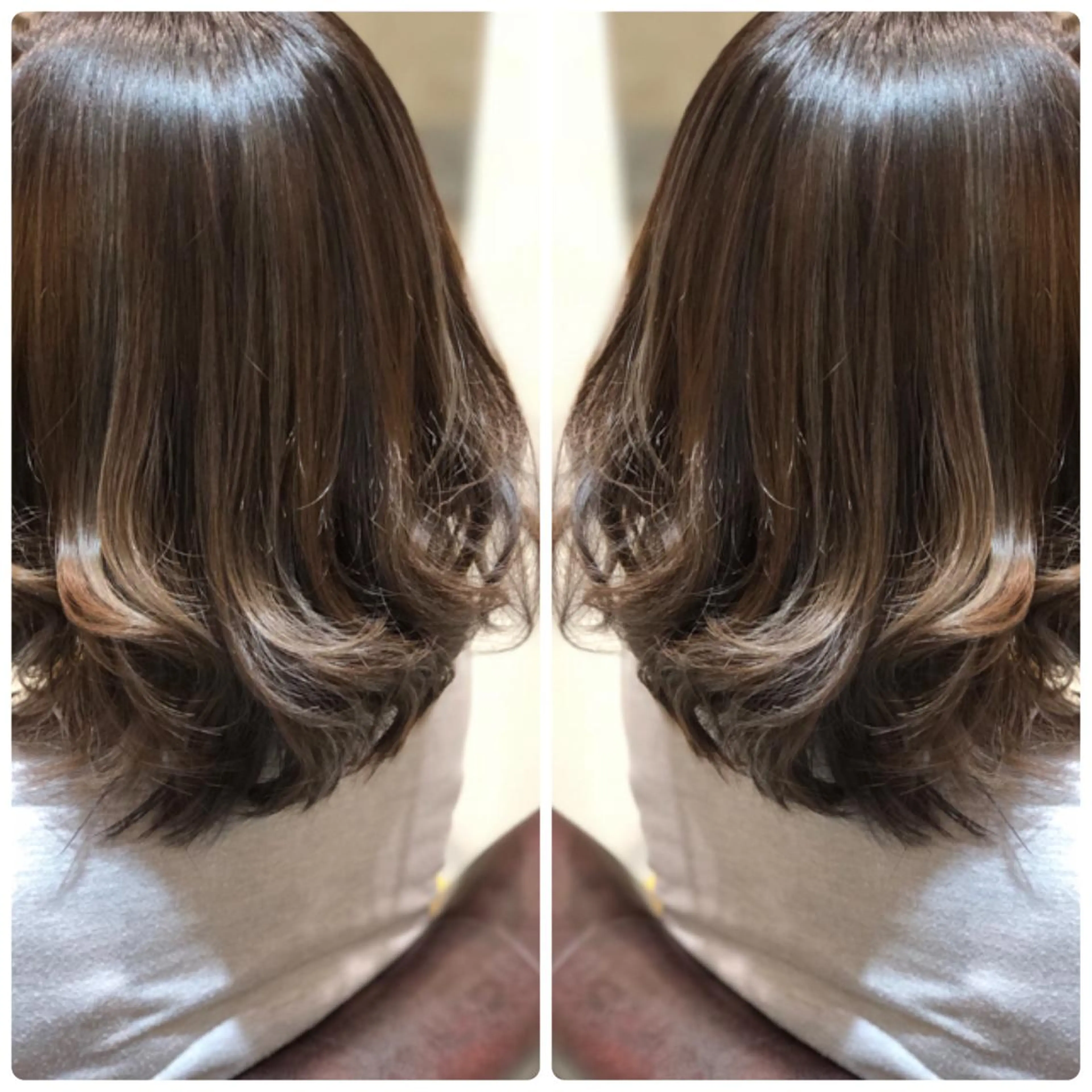 ミディアム カラー ヘアカラー トリートメント 小山内 龍一郎 店長のヘアスタイル