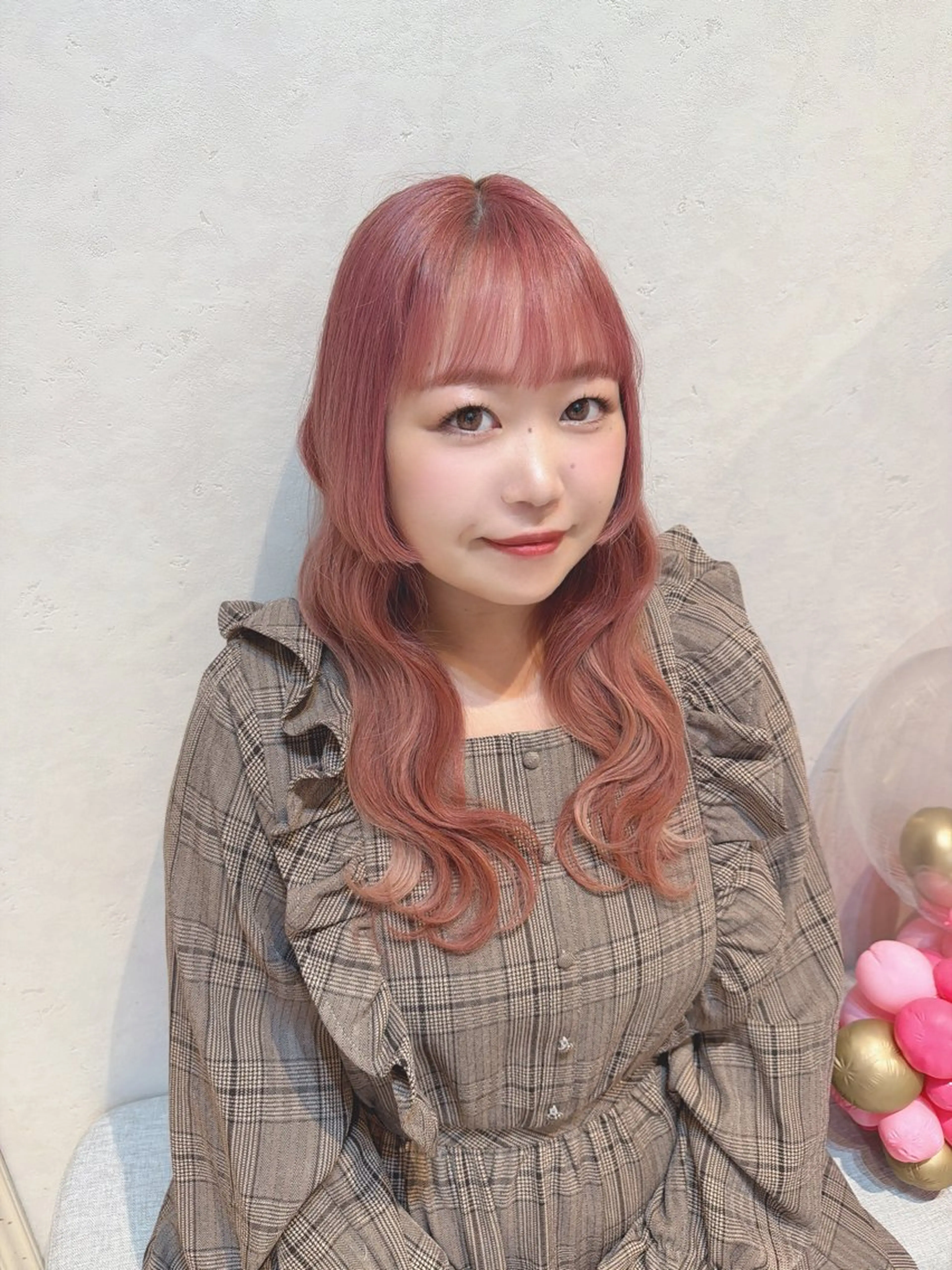 ロング カラー カット ヘアカラー トリートメント ハイトーン/アレンジ かなで⊹ ࣪ ˖⟡のヘアスタイル