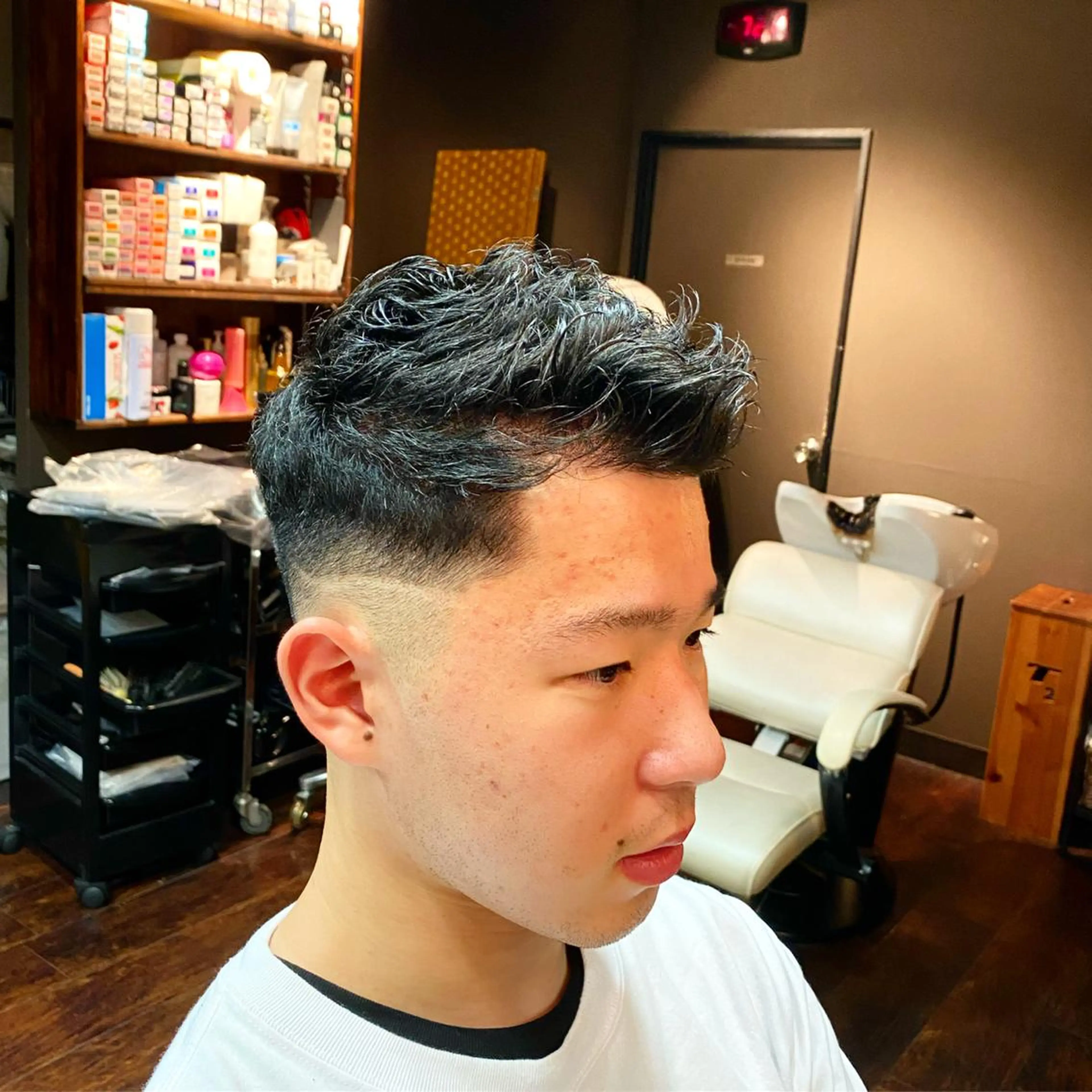 メンズ フェードカット モヒカン スキンフェード NYLON所属・TopStylist ⭐️HIKARU⭐️のヘアスタイル