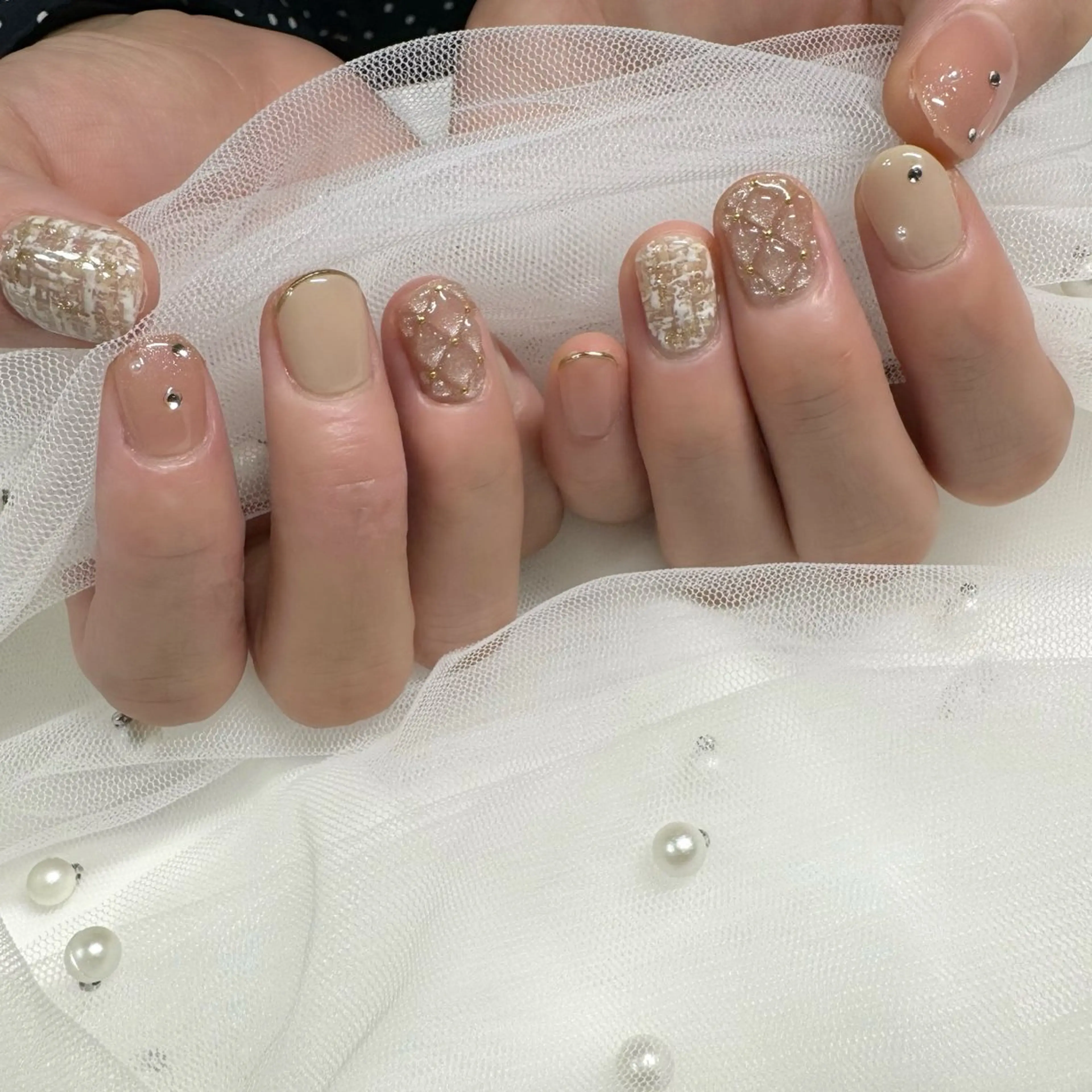 ネイル ジェルネイル 東 千夏のネイルデザイン