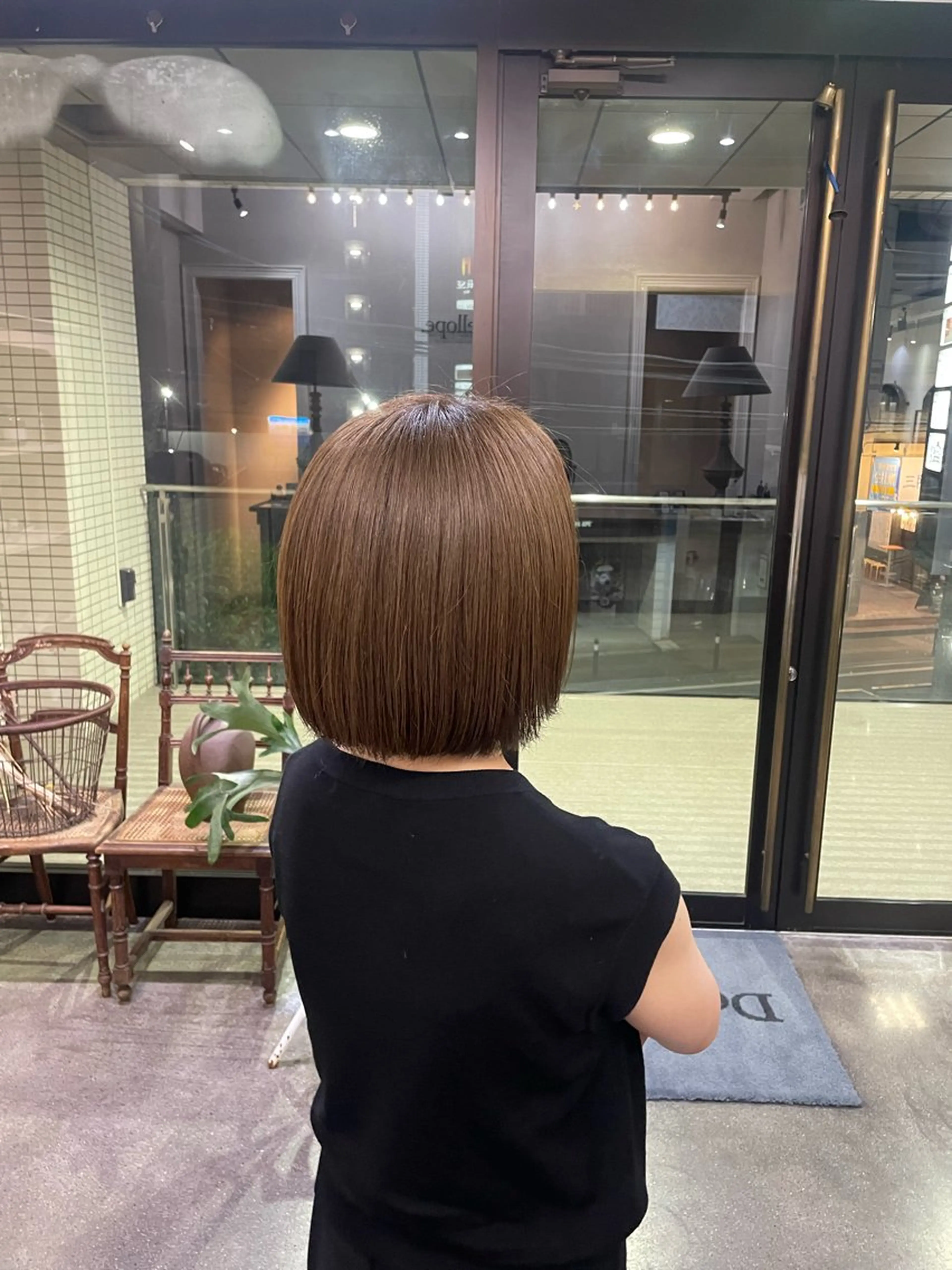 透明感のある白髪ぼかし！グレイカラーの写真