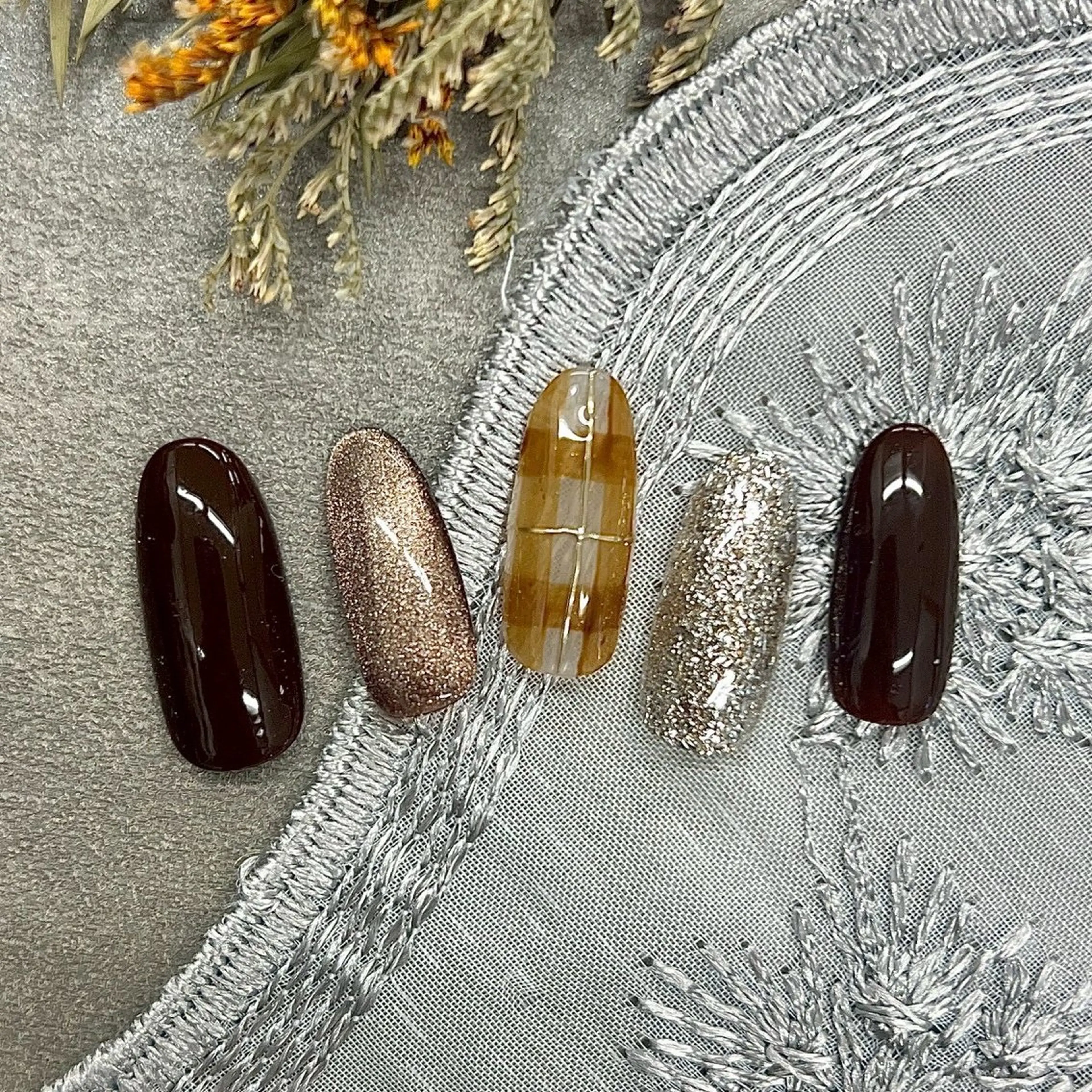 ネイル ⭐︎休業中の練習⭐︎ JNA認定講師髙橋のネイルデザイン