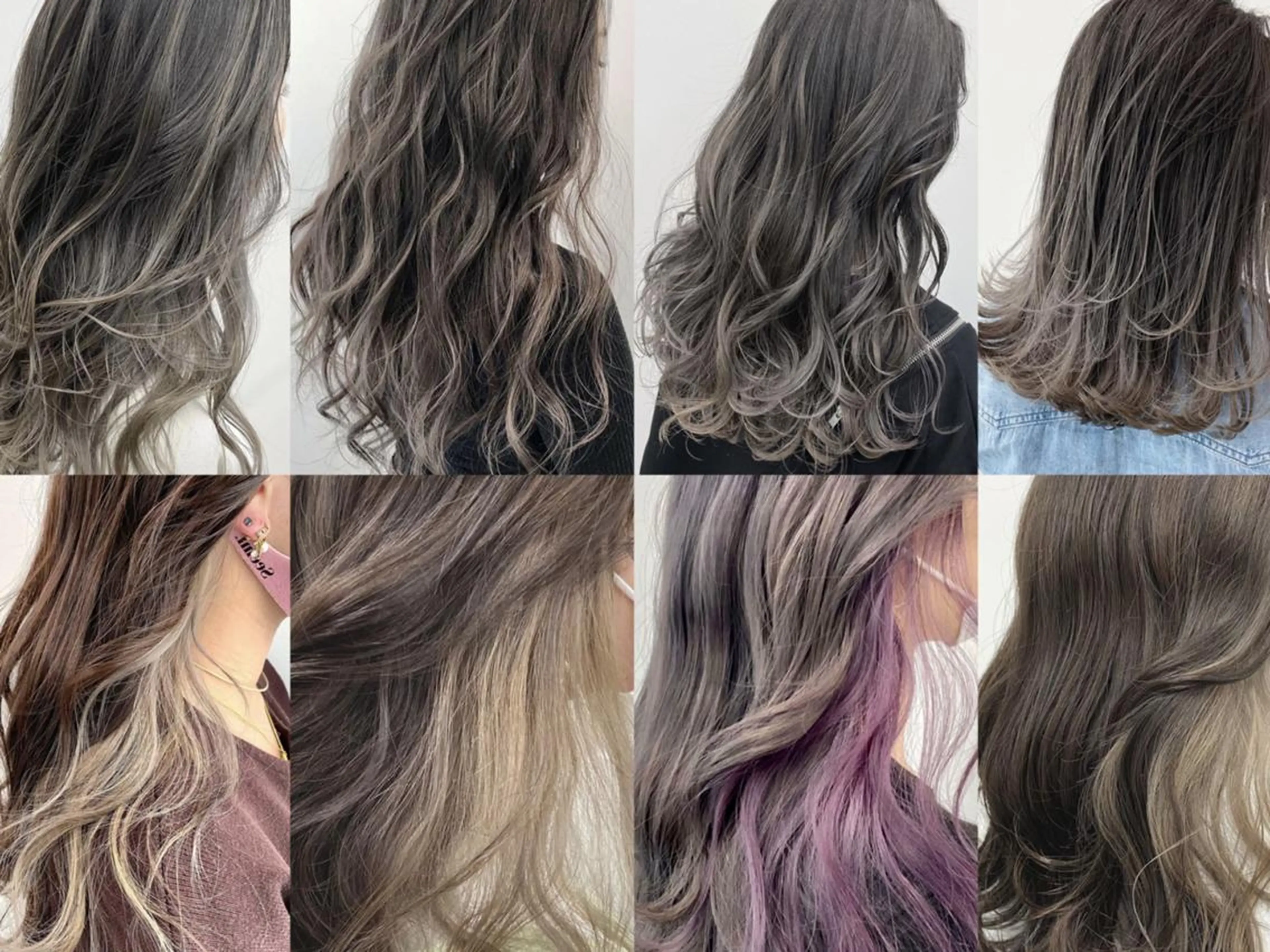 ミディアム ヘアアレンジ パーマ カラー バレイヤージュ イヤリングカラー グラデーションカラー ハイライトカラー インナーカラー 一人一人の輝きを 心を込めてのヘアスタイル