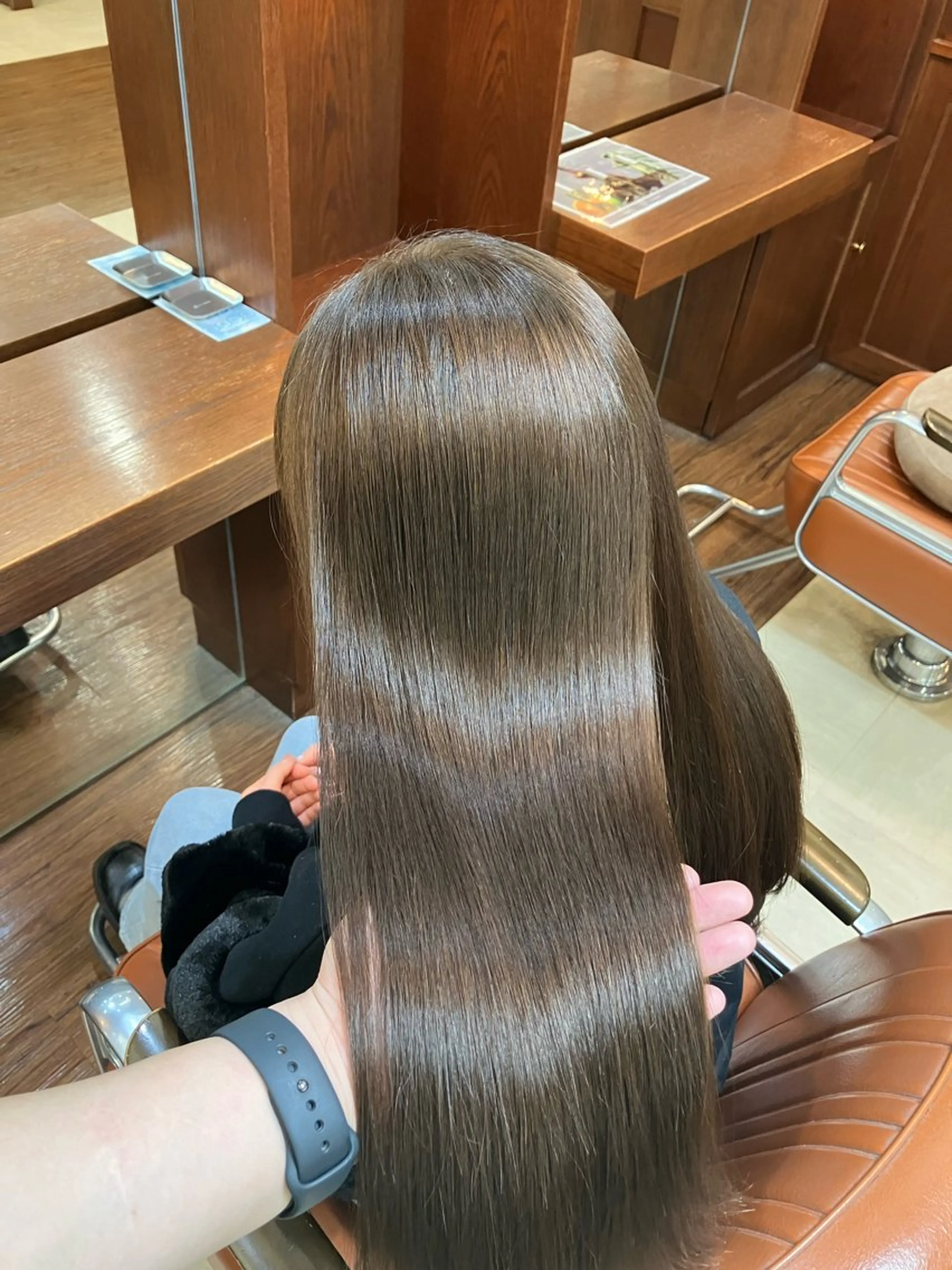 ロング ヘアカラー "天使の輪"量産👑 溝の口/佐藤那都のヘアスタイル