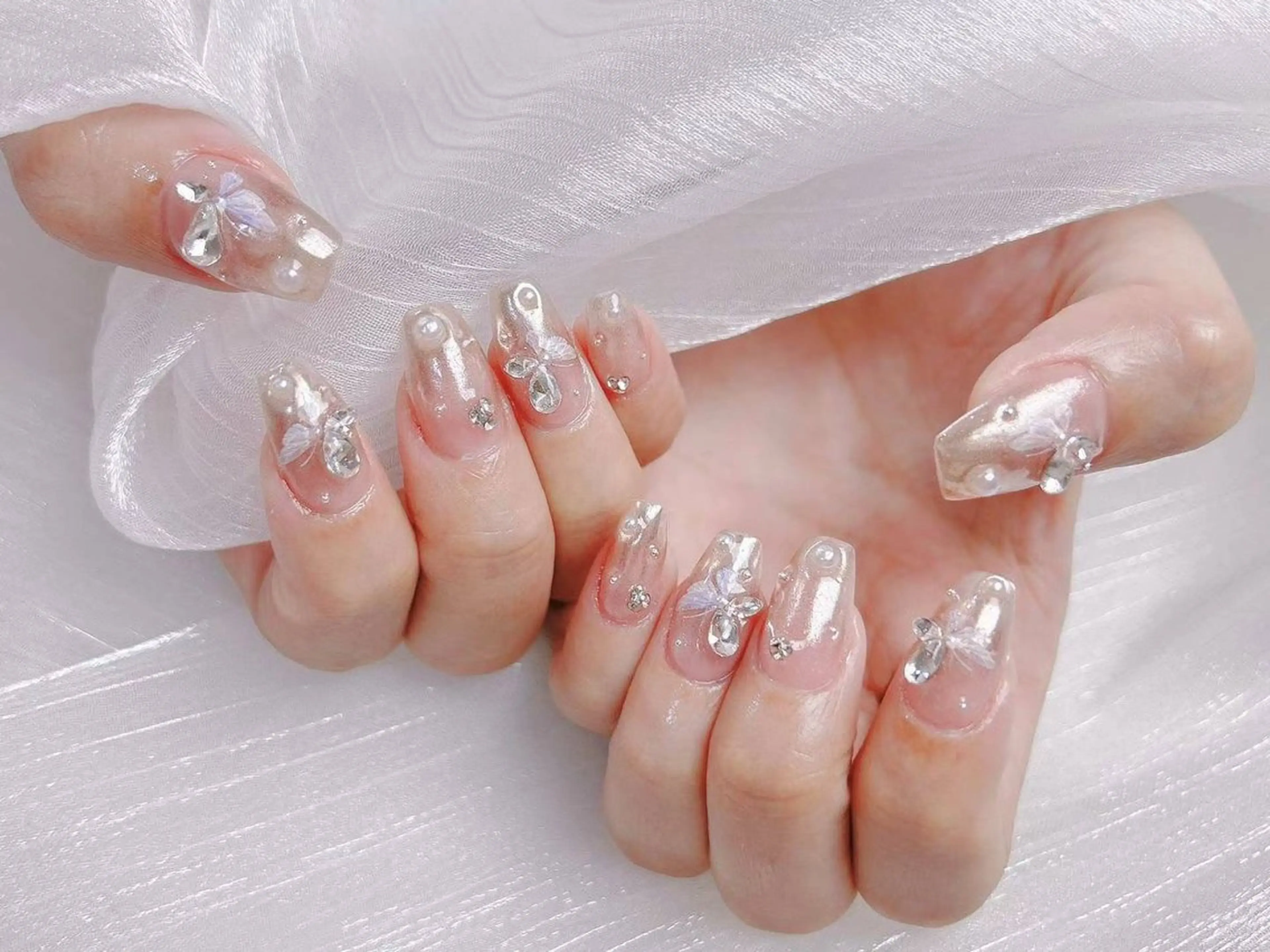 ネイル アートネイル フラワーネイル フットネイル ジェルネイル マグネットネイル Babarla nailのネイルデザイン