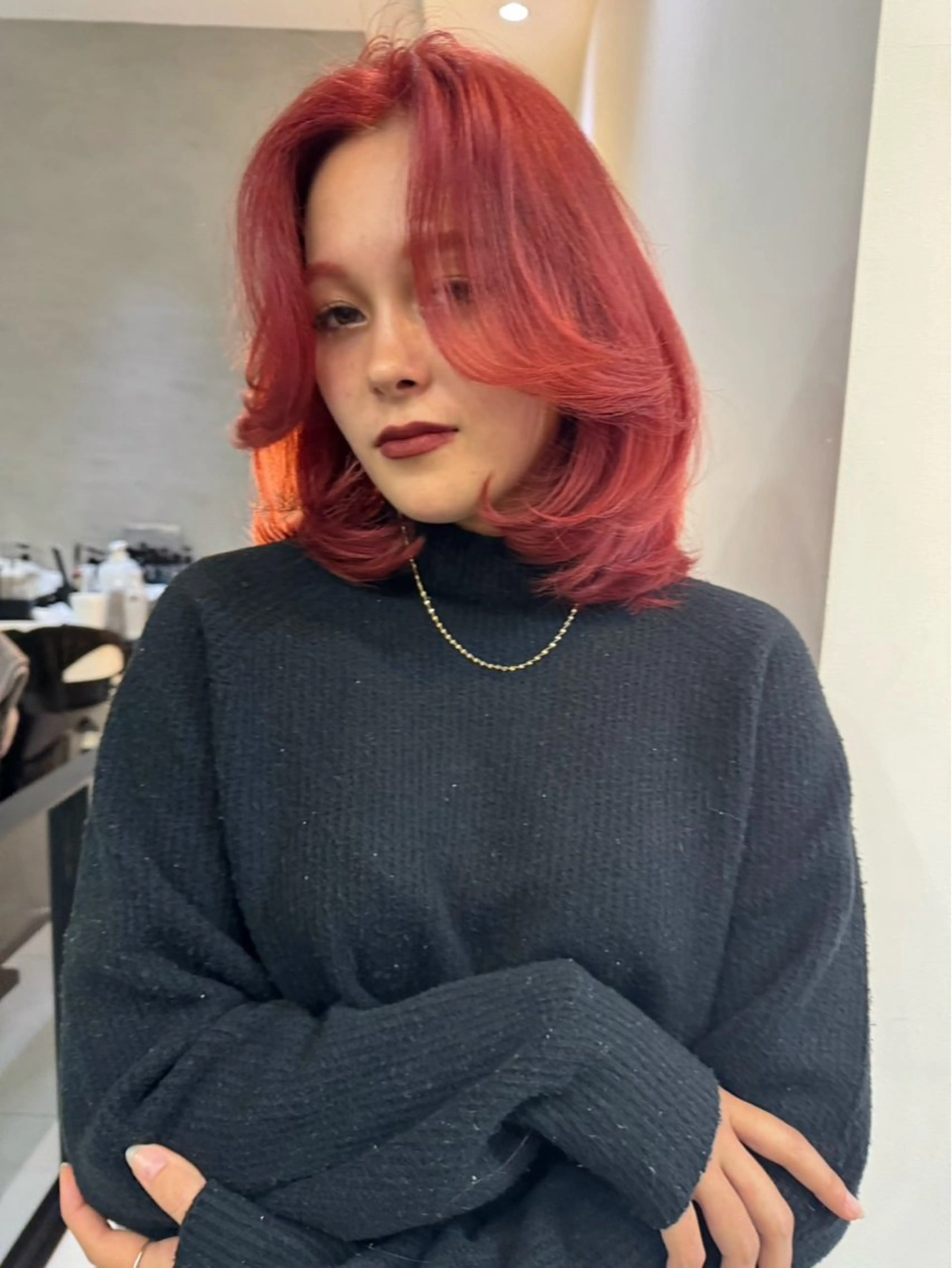ミディアム RITZY所属・RITZY ヒヨリのヘアスタイル