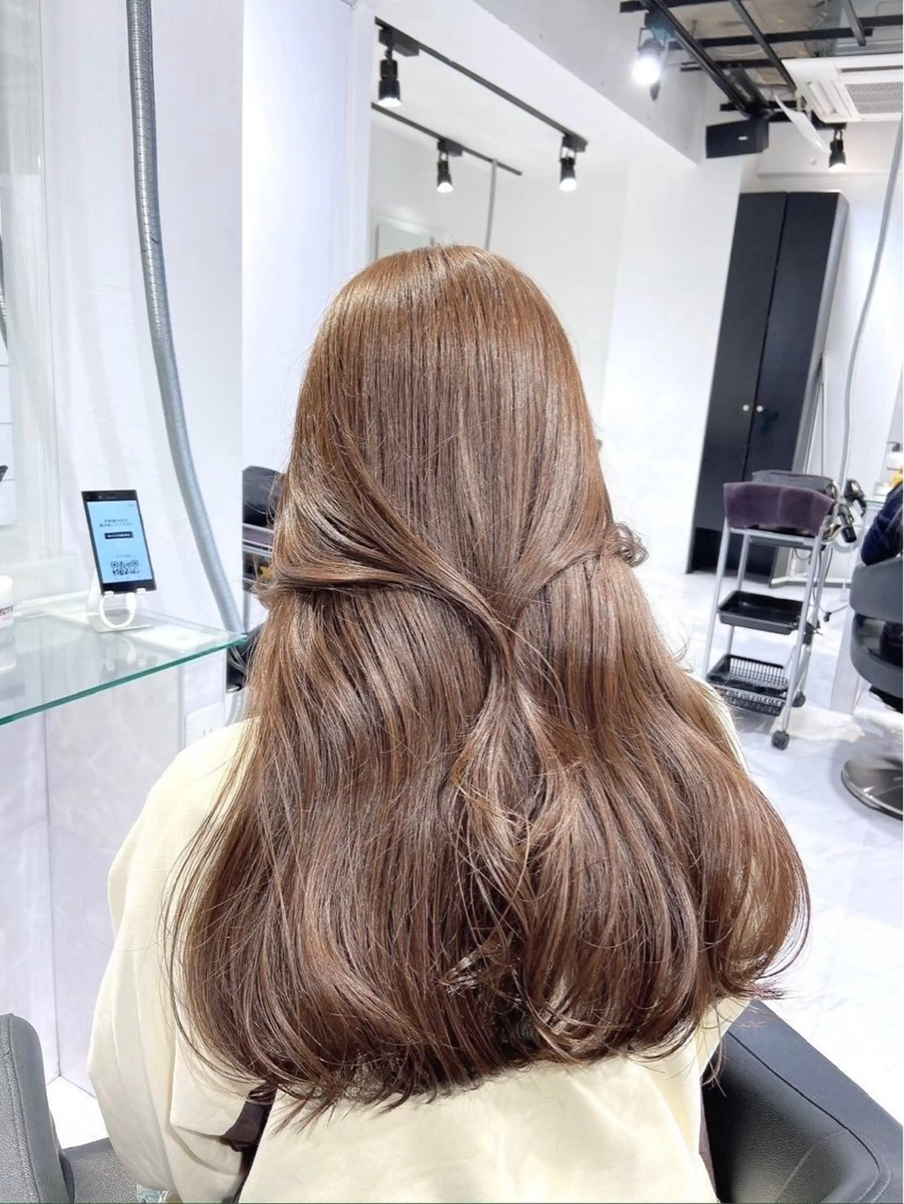 ロング カラー ヘアカラー 大人っぽベージュ🤍 当日予約◎ヒロトのヘアスタイル