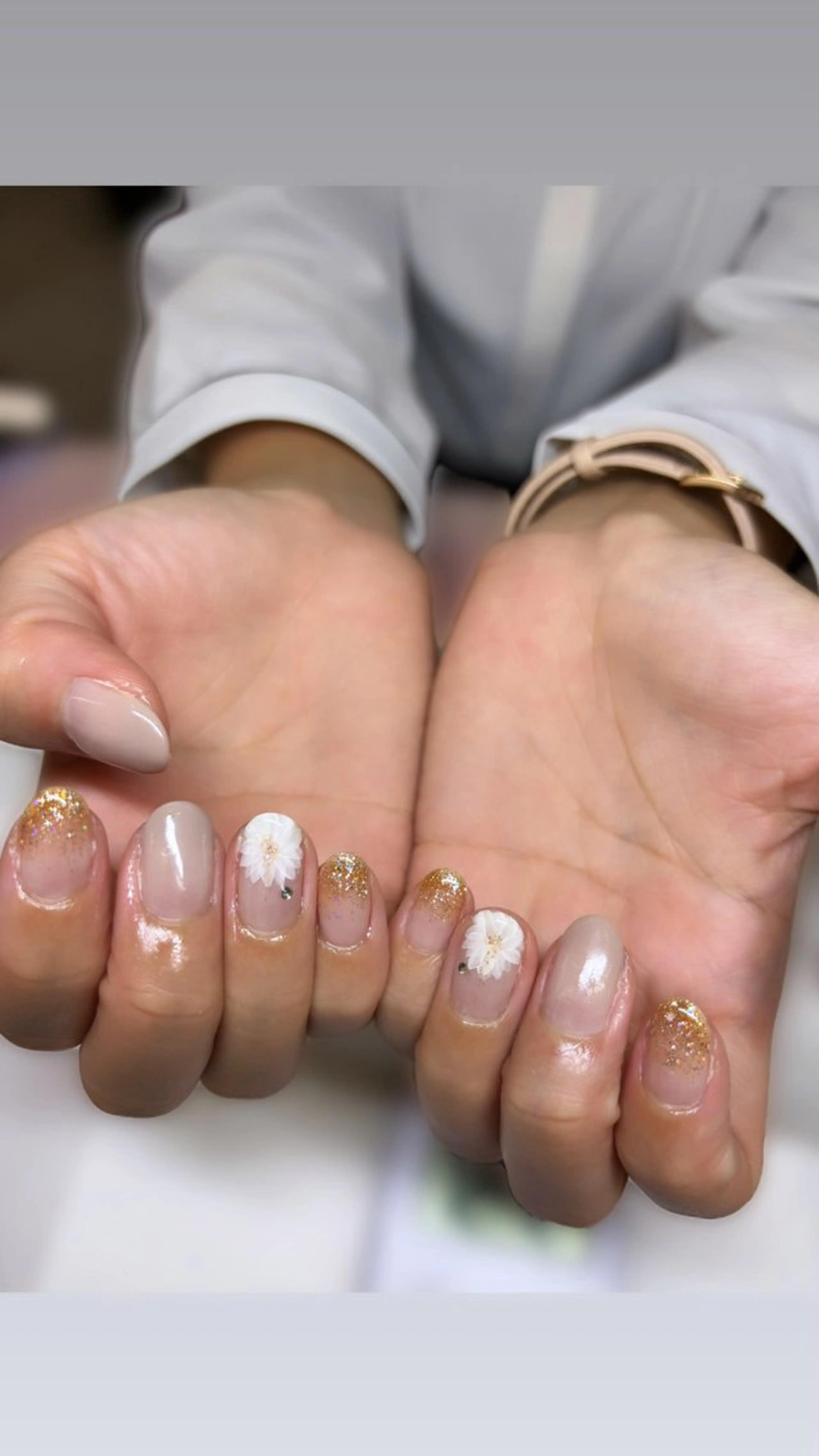 ネイル シルバー 池袋 ゆなのネイルデザイン