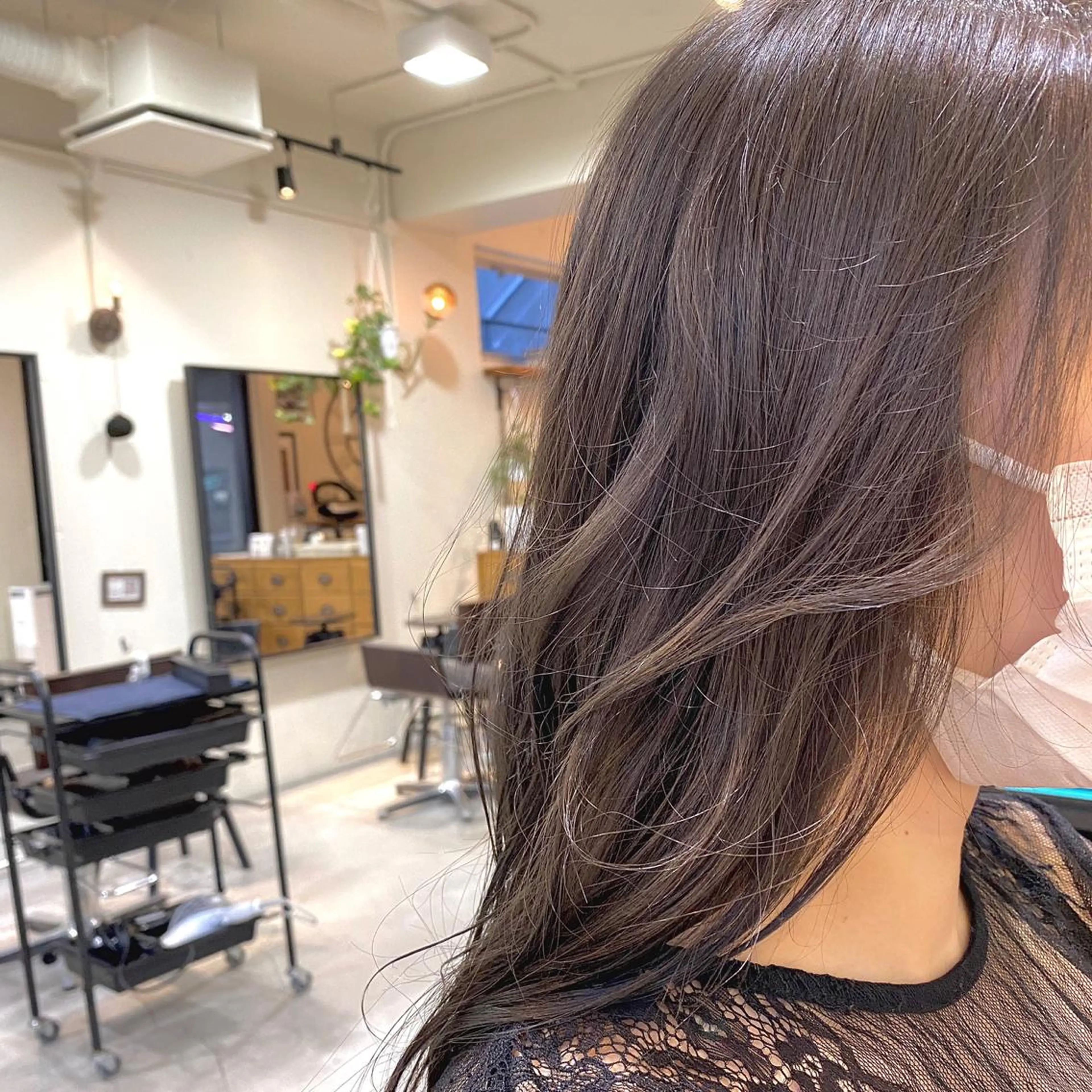 セミロング カラー ヘアアレンジ カット ヘアカラー トリートメント ヘッドスパ tane.所属・【ダメージレス施術】 【透明感】北村 拓也のヘアスタイル