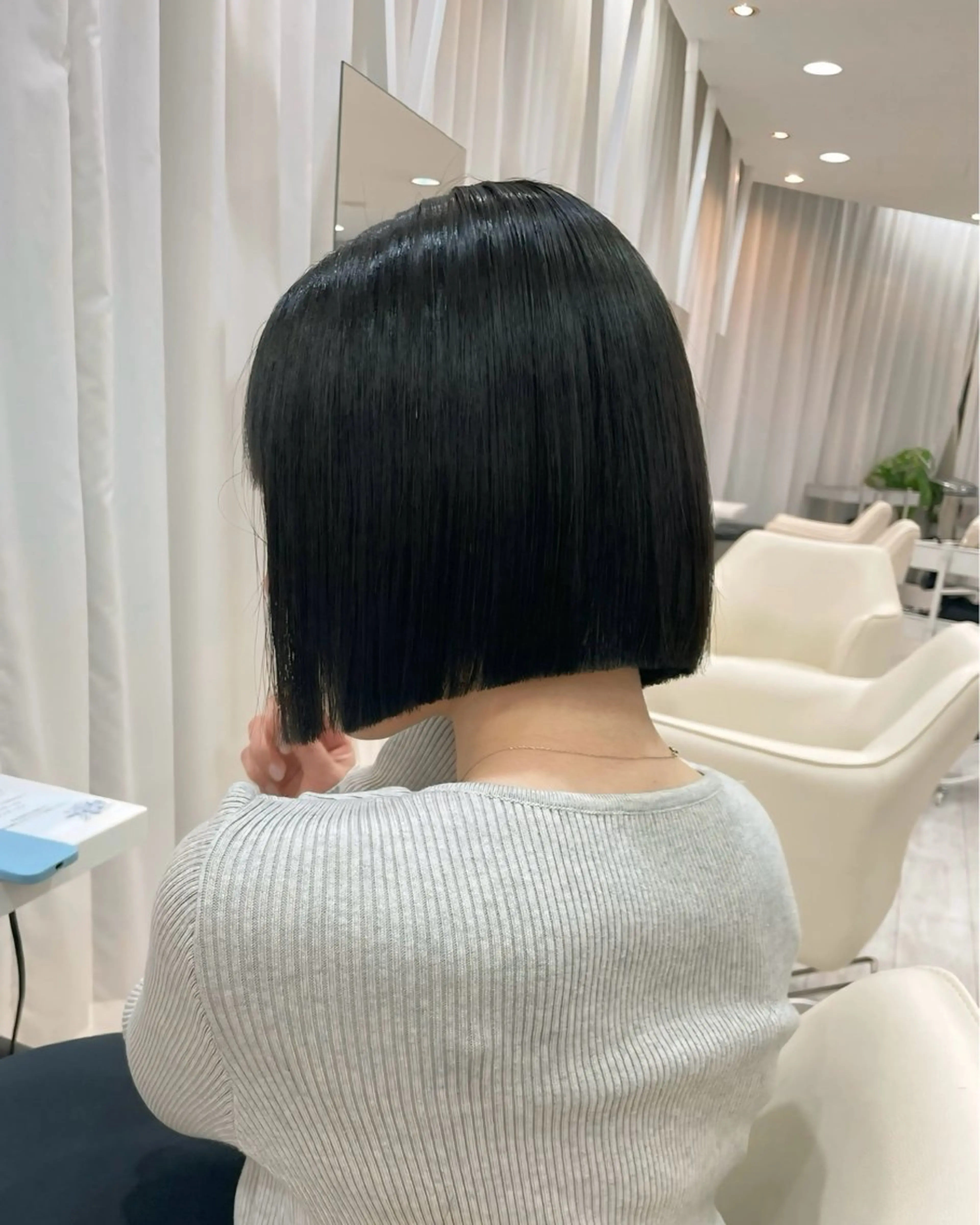 ショート パーマ カット 縮毛矯正 ボブ・ミニボブ 髪質改善カミオカのヘアスタイル