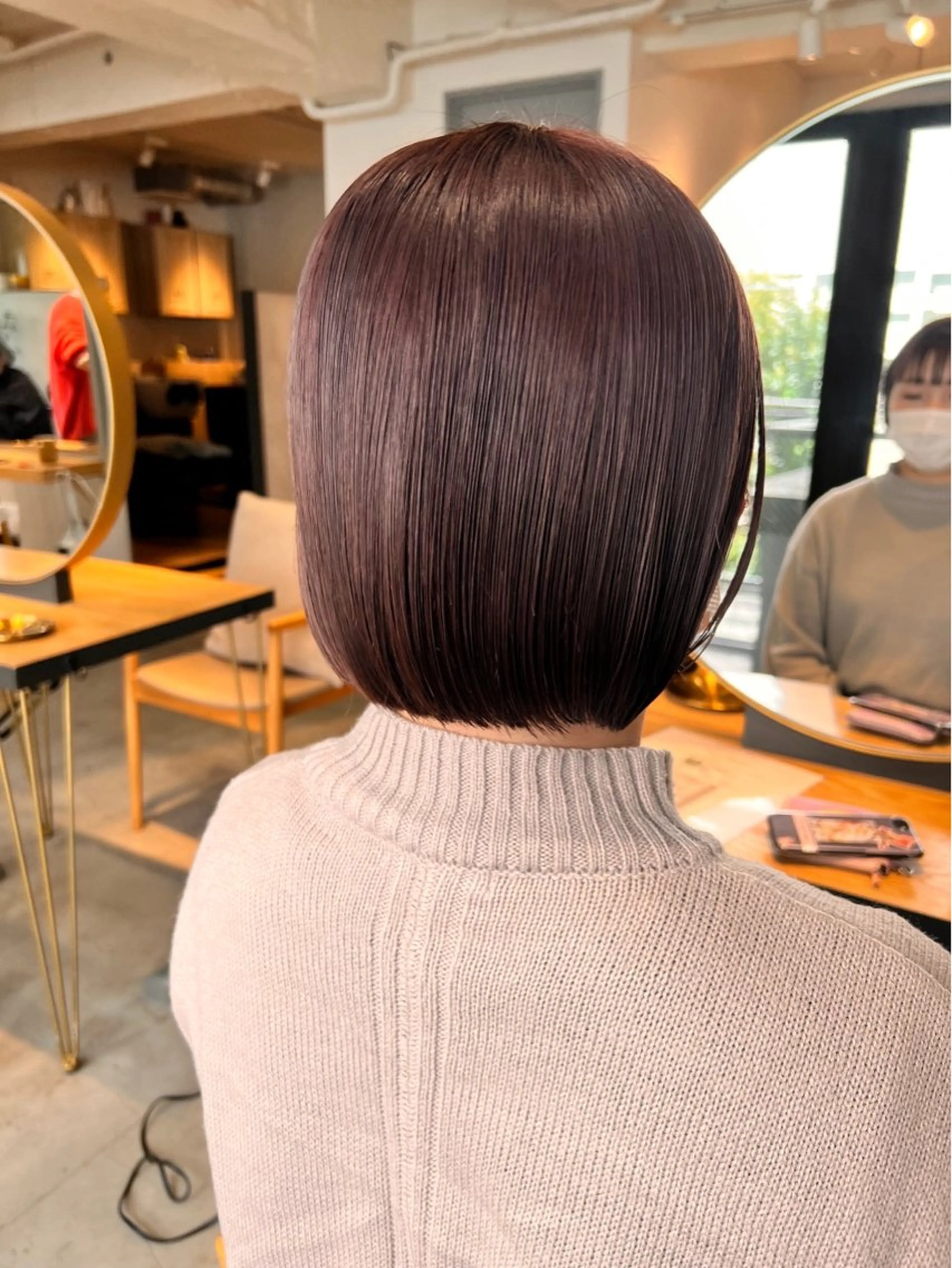 ミディアム ボブ 🤍似合わせカット/ 艶カラー/表参道🫧のヘアスタイル