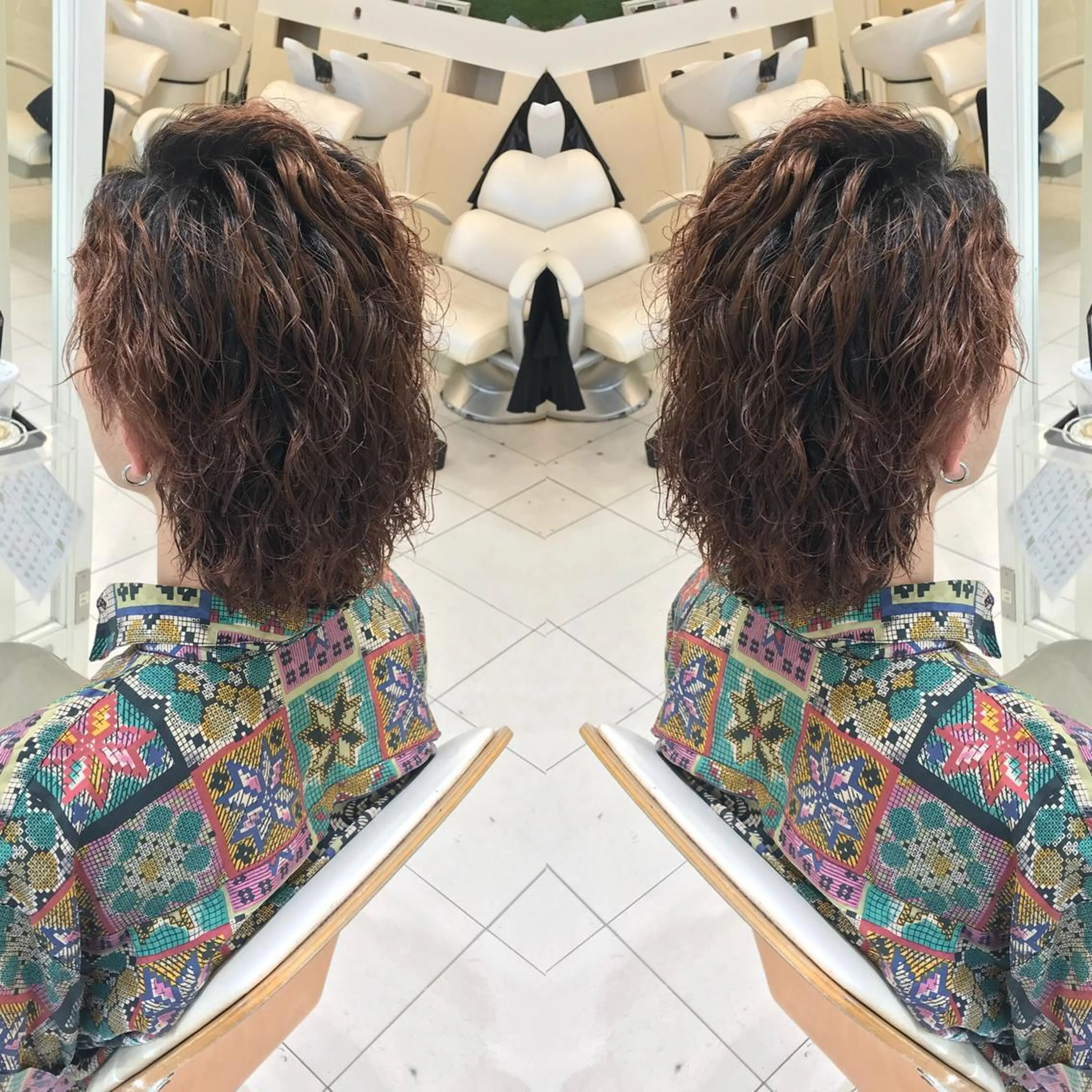 ショート パーマ D.log 大和西大寺店所属・川崎 雅大のヘアスタイル