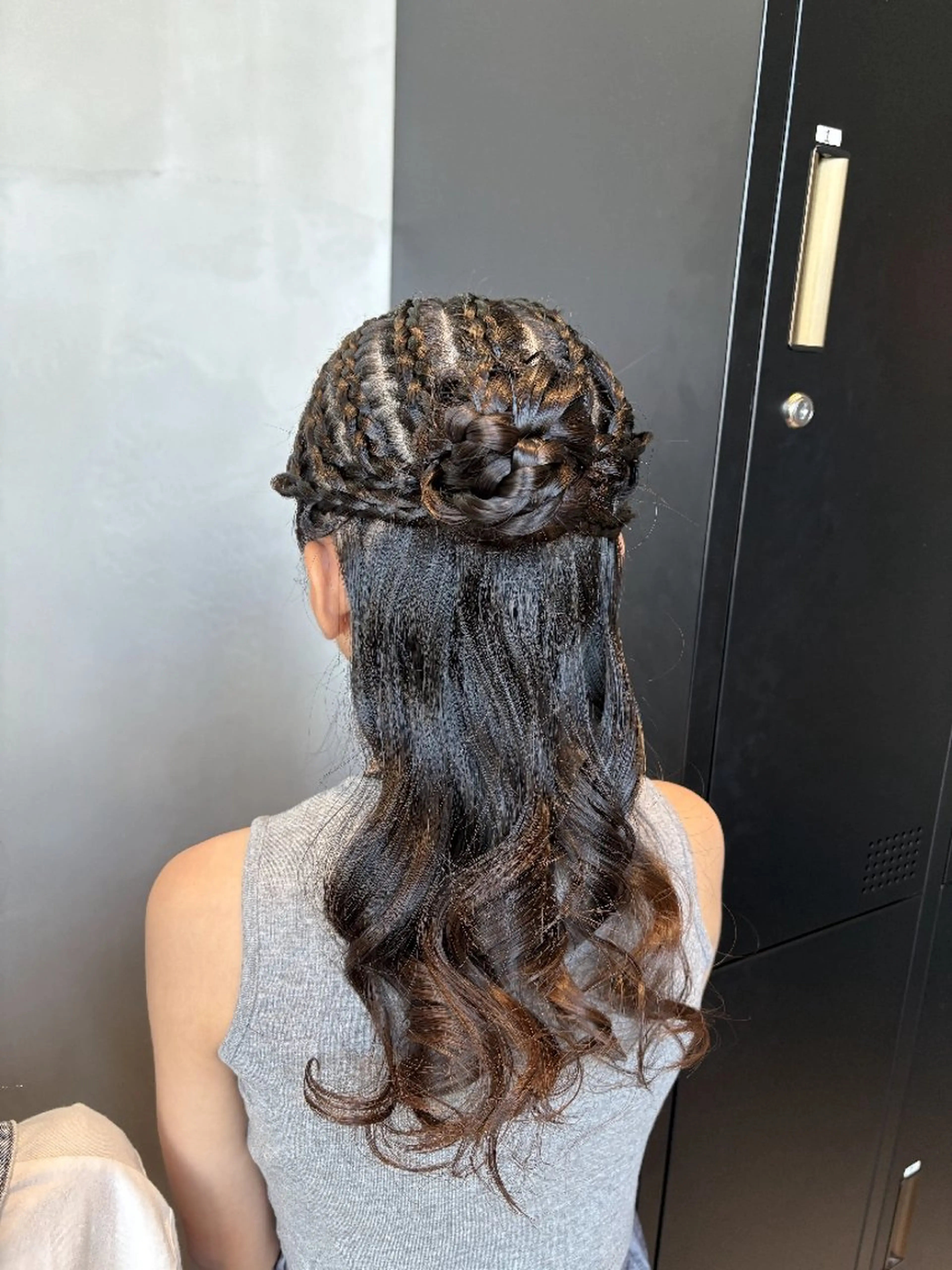 【特殊編み込み】ヘアセットの写真