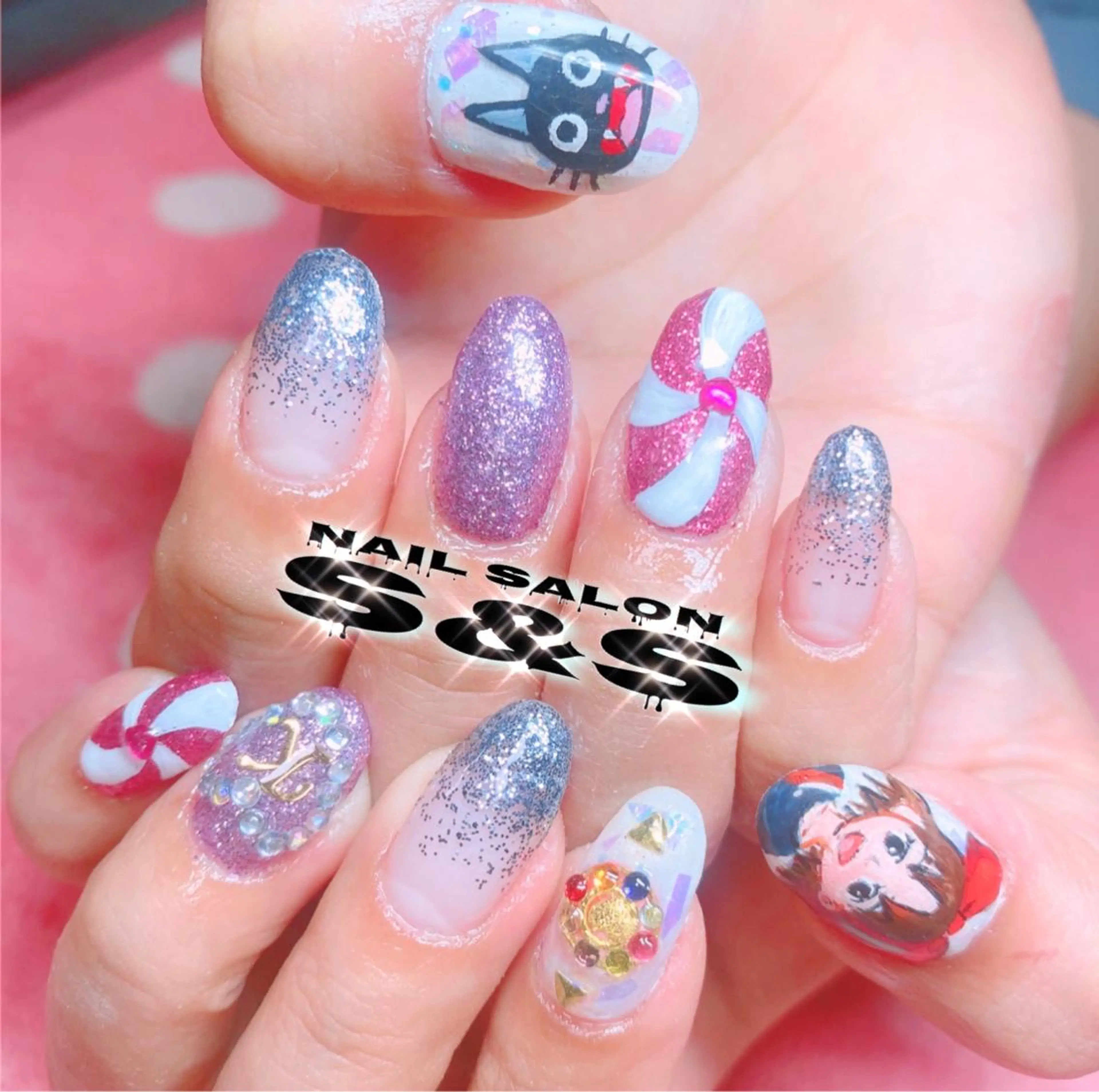 ネイル 長さ出し メンズネイル 持ち込み スカルプネイル S&S 村田小百合のネイルデザイン