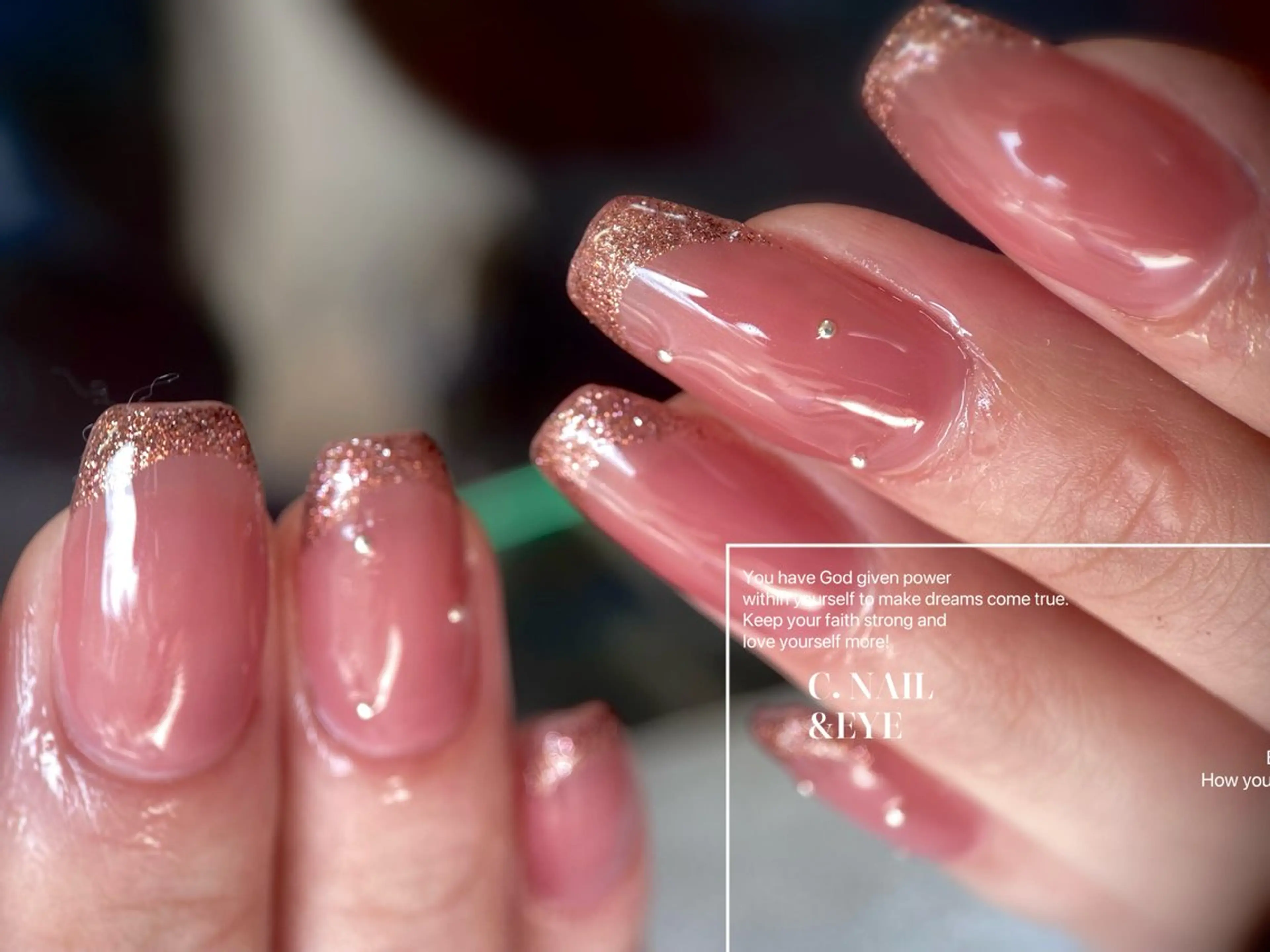 ネイル 入学式 フラッシュネイル フットネイル 卒業式 氷ネイル・うるうるネイル C.Nail &Eye筑紫駅のネイルデザイン