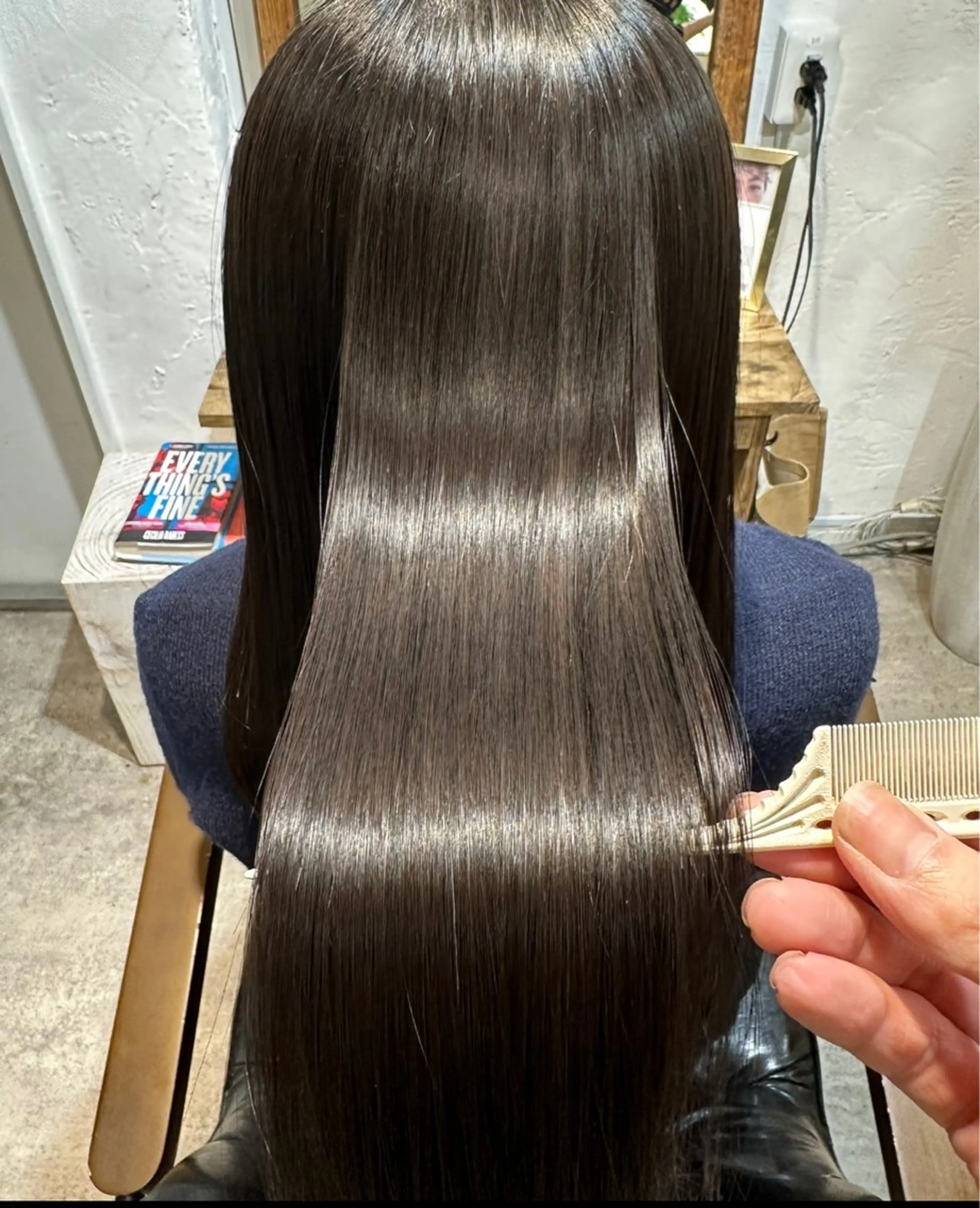 ロング カラー バレイヤージュ ブリーチ ケアブリーチ ダブルカラー イヤリングカラー fuu。。。銀座所属・美髪質改善✨ 縮毛矯正✨HIDEのヘアスタイル